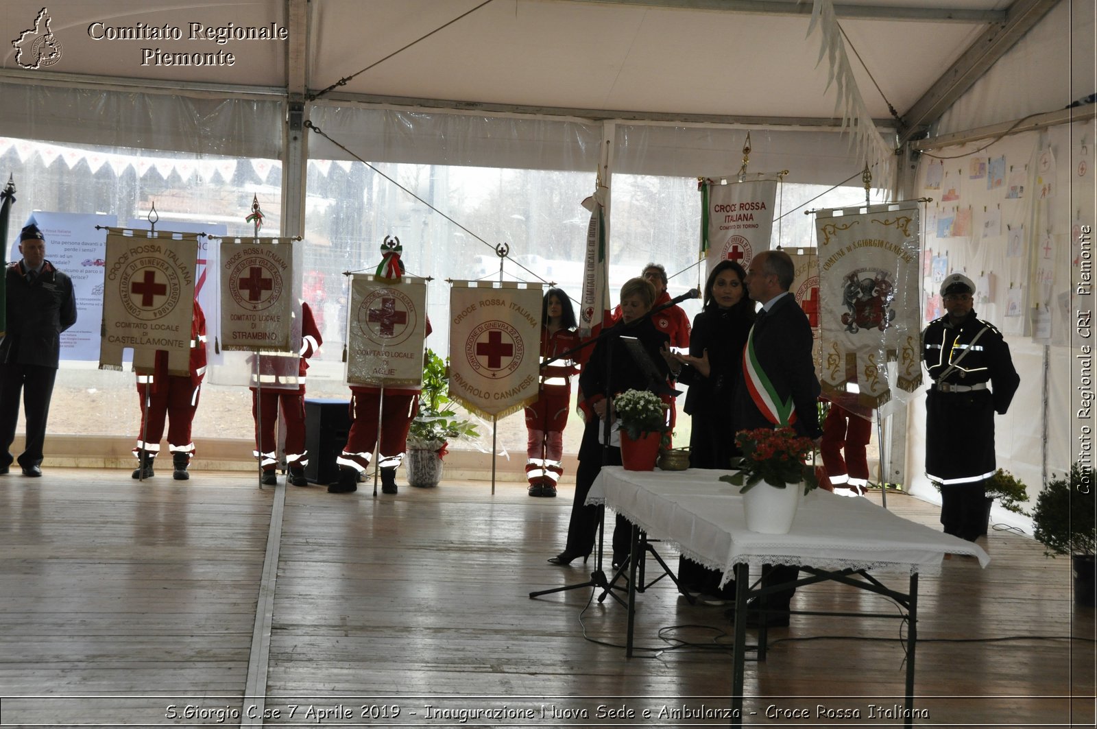 S.Giorgio C.se 7 Aprile 2019 - Inaugurazione Nuova Sede e Ambulanza - Croce Rossa Italiana - Comitato Regionale del Piemonte