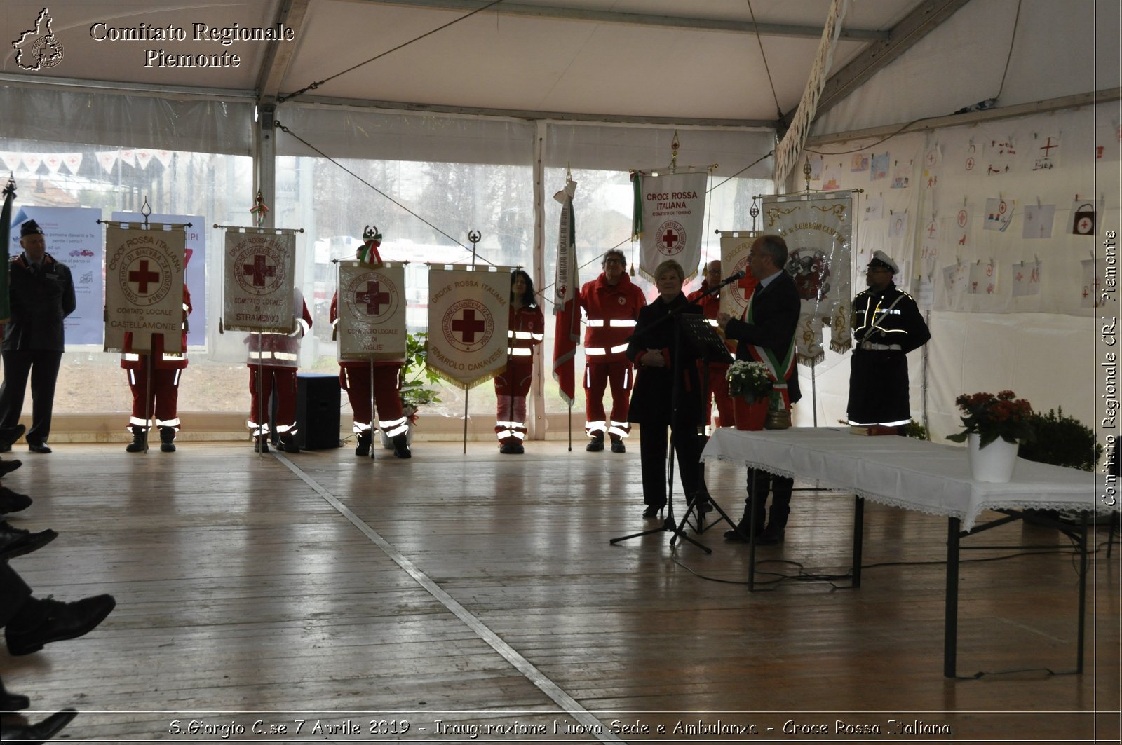 S.Giorgio C.se 7 Aprile 2019 - Inaugurazione Nuova Sede e Ambulanza - Croce Rossa Italiana - Comitato Regionale del Piemonte