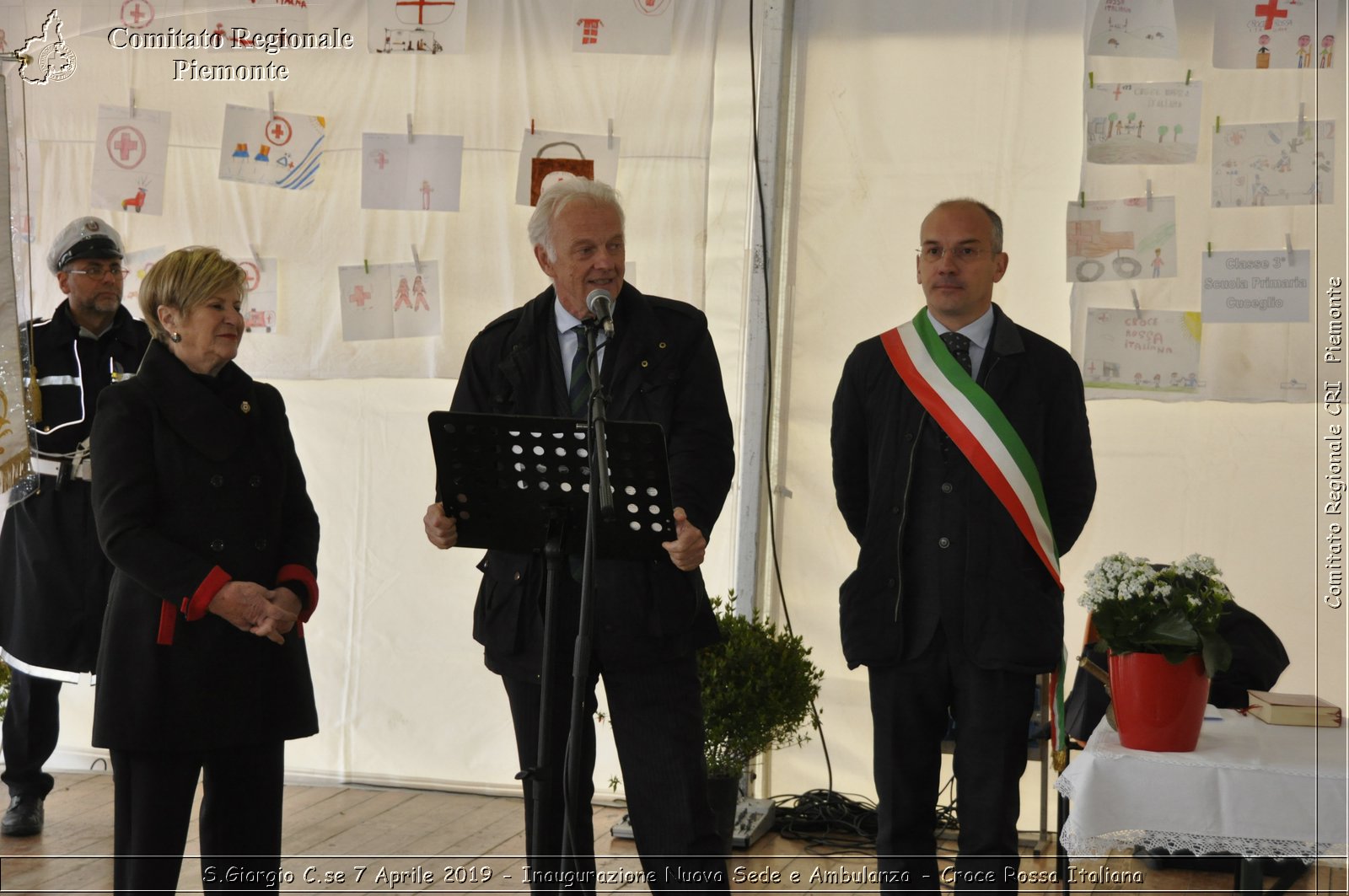 S.Giorgio C.se 7 Aprile 2019 - Inaugurazione Nuova Sede e Ambulanza - Croce Rossa Italiana - Comitato Regionale del Piemonte