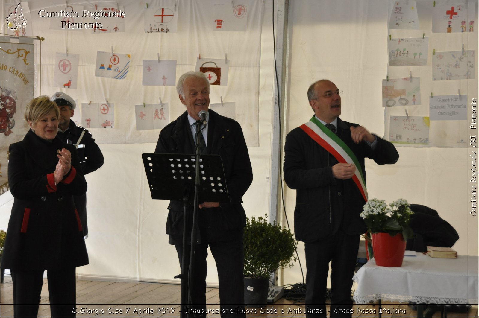 S.Giorgio C.se 7 Aprile 2019 - Inaugurazione Nuova Sede e Ambulanza - Croce Rossa Italiana - Comitato Regionale del Piemonte