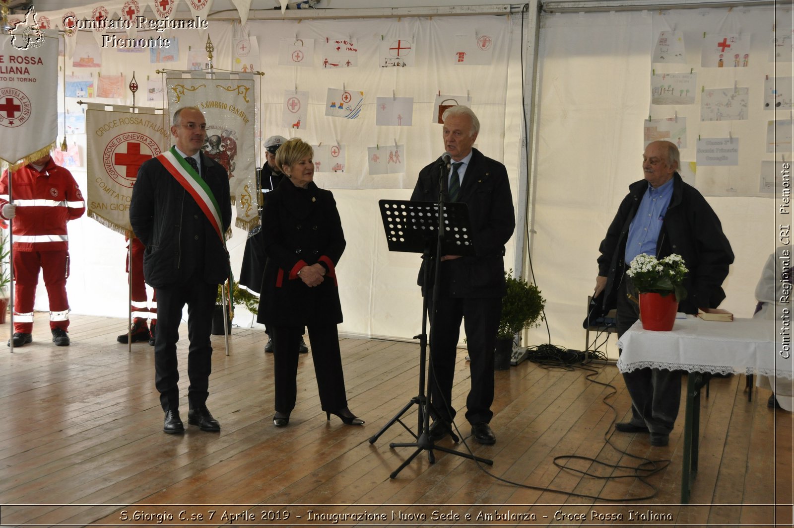 S.Giorgio C.se 7 Aprile 2019 - Inaugurazione Nuova Sede e Ambulanza - Croce Rossa Italiana - Comitato Regionale del Piemonte