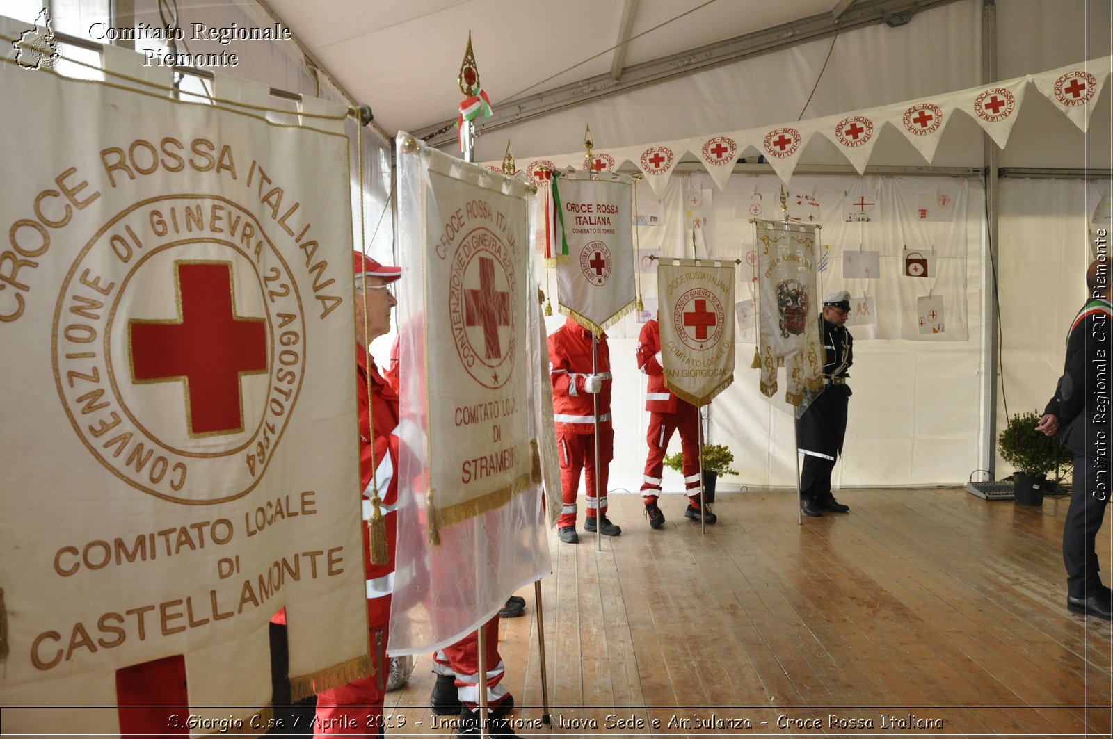 S.Giorgio C.se 7 Aprile 2019 - Inaugurazione Nuova Sede e Ambulanza - Croce Rossa Italiana - Comitato Regionale del Piemonte