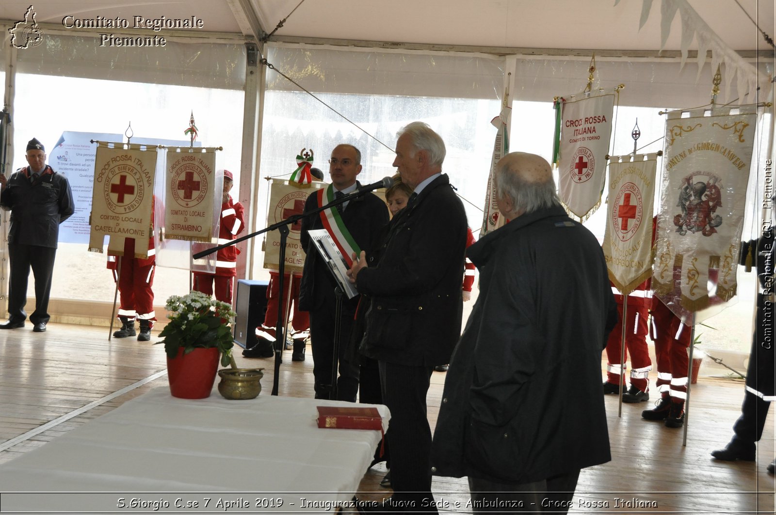 S.Giorgio C.se 7 Aprile 2019 - Inaugurazione Nuova Sede e Ambulanza - Croce Rossa Italiana - Comitato Regionale del Piemonte