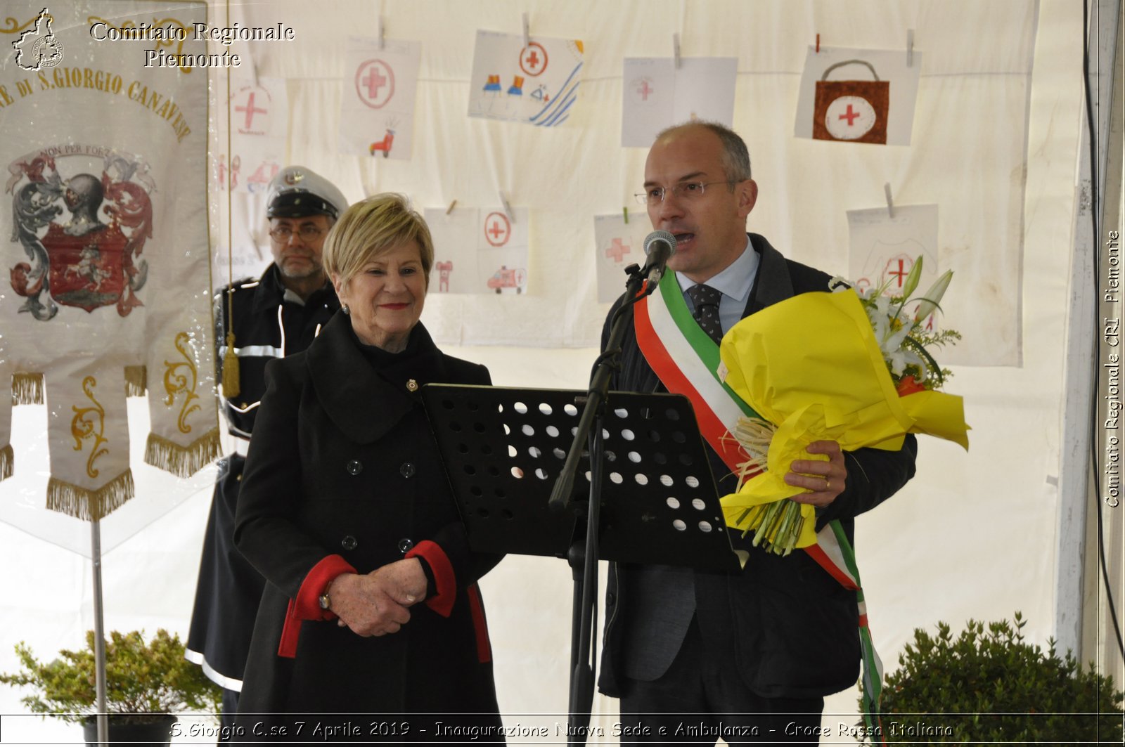 S.Giorgio C.se 7 Aprile 2019 - Inaugurazione Nuova Sede e Ambulanza - Croce Rossa Italiana - Comitato Regionale del Piemonte