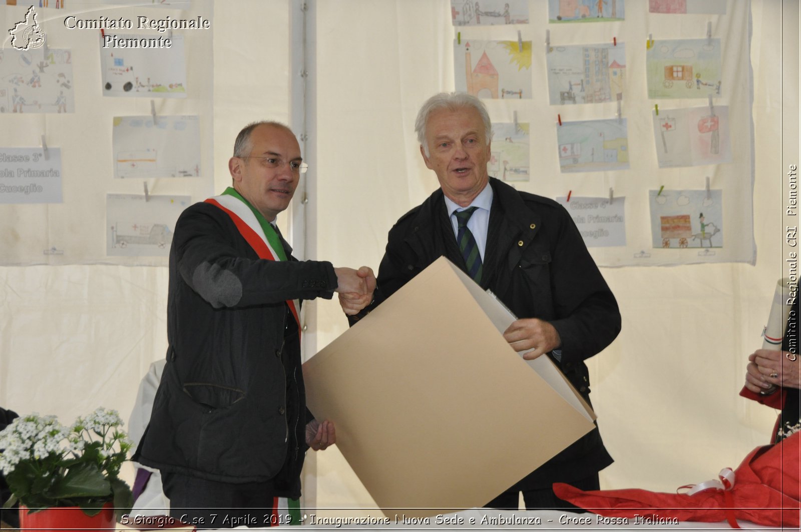 S.Giorgio C.se 7 Aprile 2019 - Inaugurazione Nuova Sede e Ambulanza - Croce Rossa Italiana - Comitato Regionale del Piemonte