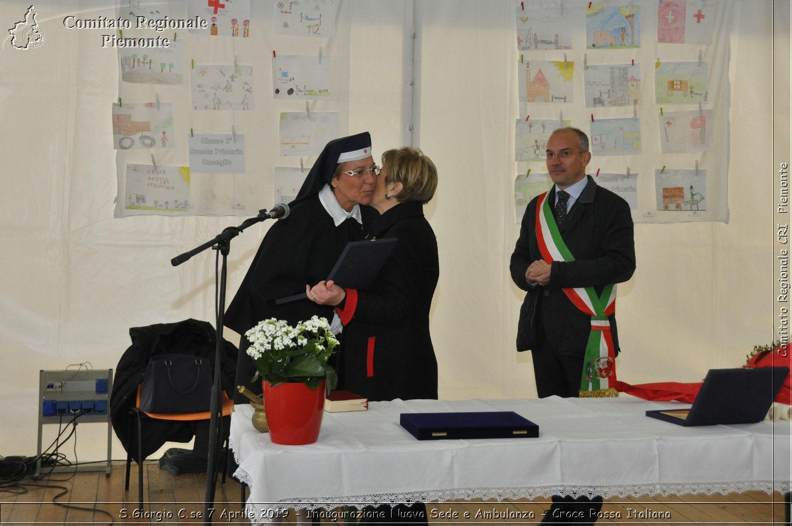 S.Giorgio C.se 7 Aprile 2019 - Inaugurazione Nuova Sede e Ambulanza - Croce Rossa Italiana - Comitato Regionale del Piemonte