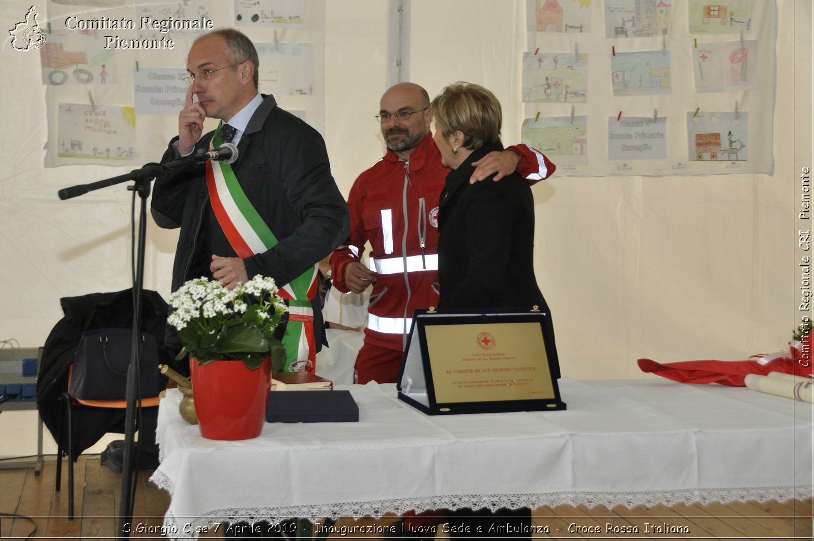 S.Giorgio C.se 7 Aprile 2019 - Inaugurazione Nuova Sede e Ambulanza - Croce Rossa Italiana - Comitato Regionale del Piemonte