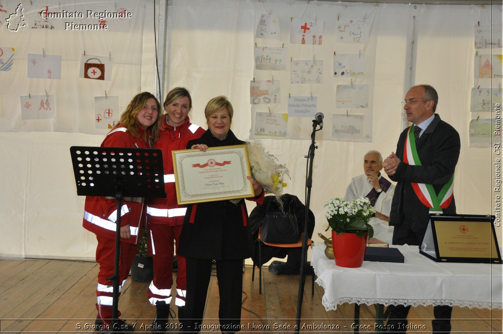 S.Giorgio C.se 7 Aprile 2019 - Inaugurazione Nuova Sede e Ambulanza - Croce Rossa Italiana - Comitato Regionale del Piemonte