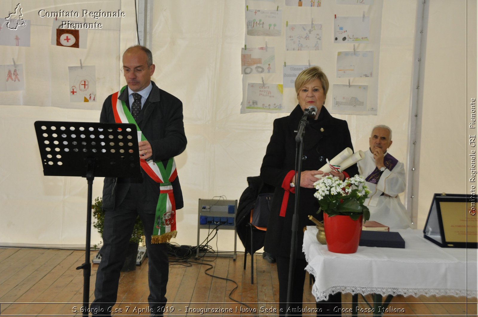 S.Giorgio C.se 7 Aprile 2019 - Inaugurazione Nuova Sede e Ambulanza - Croce Rossa Italiana - Comitato Regionale del Piemonte