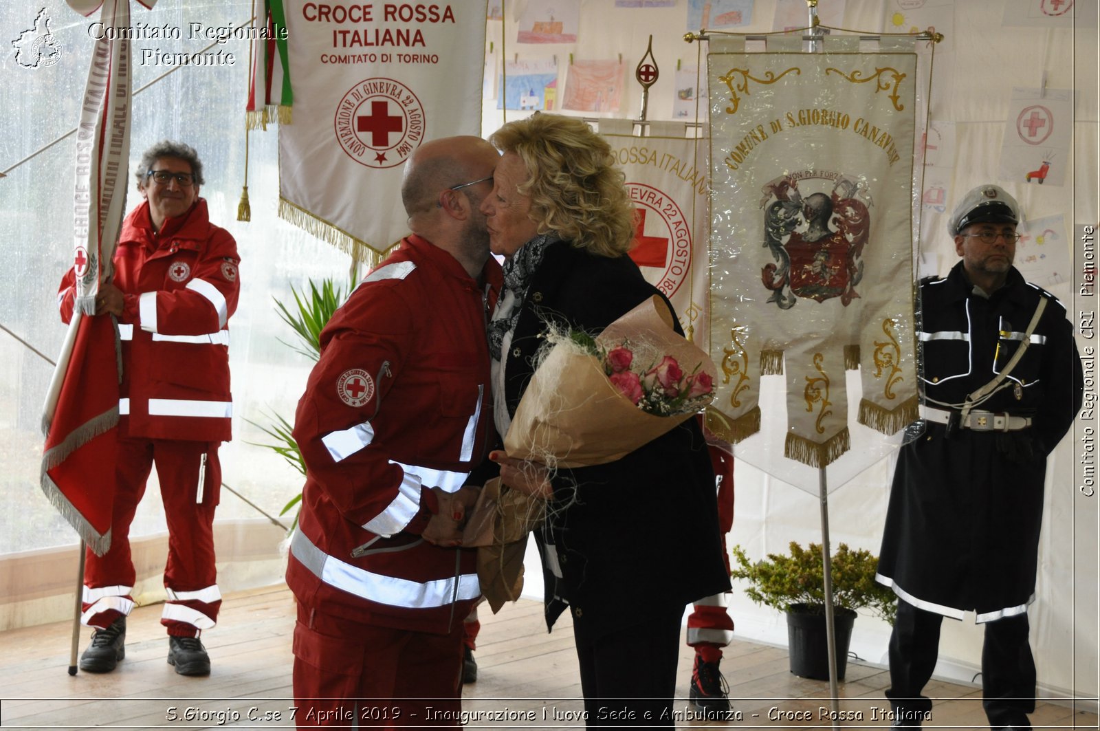 S.Giorgio C.se 7 Aprile 2019 - Inaugurazione Nuova Sede e Ambulanza - Croce Rossa Italiana - Comitato Regionale del Piemonte