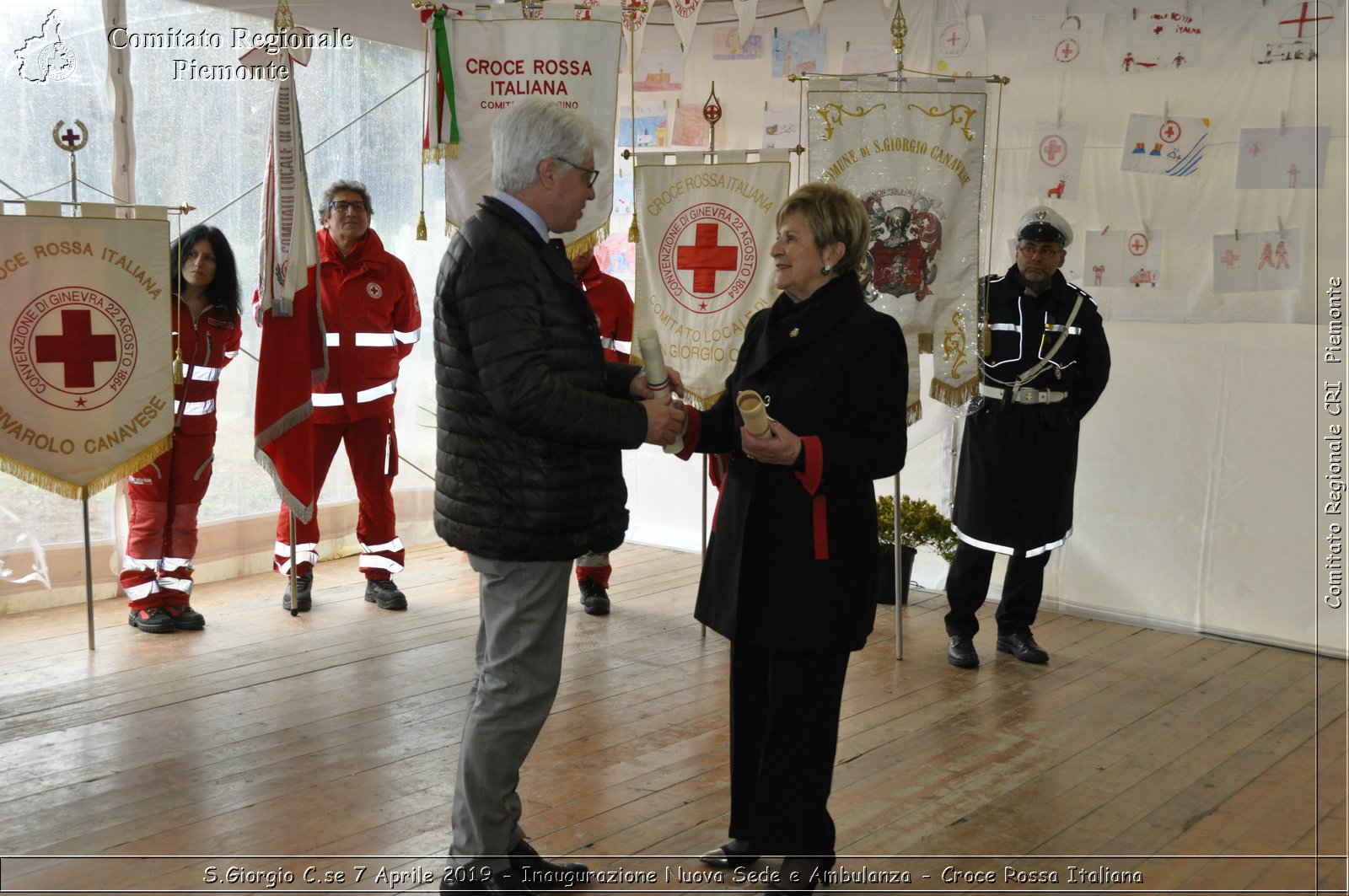 S.Giorgio C.se 7 Aprile 2019 - Inaugurazione Nuova Sede e Ambulanza - Croce Rossa Italiana - Comitato Regionale del Piemonte