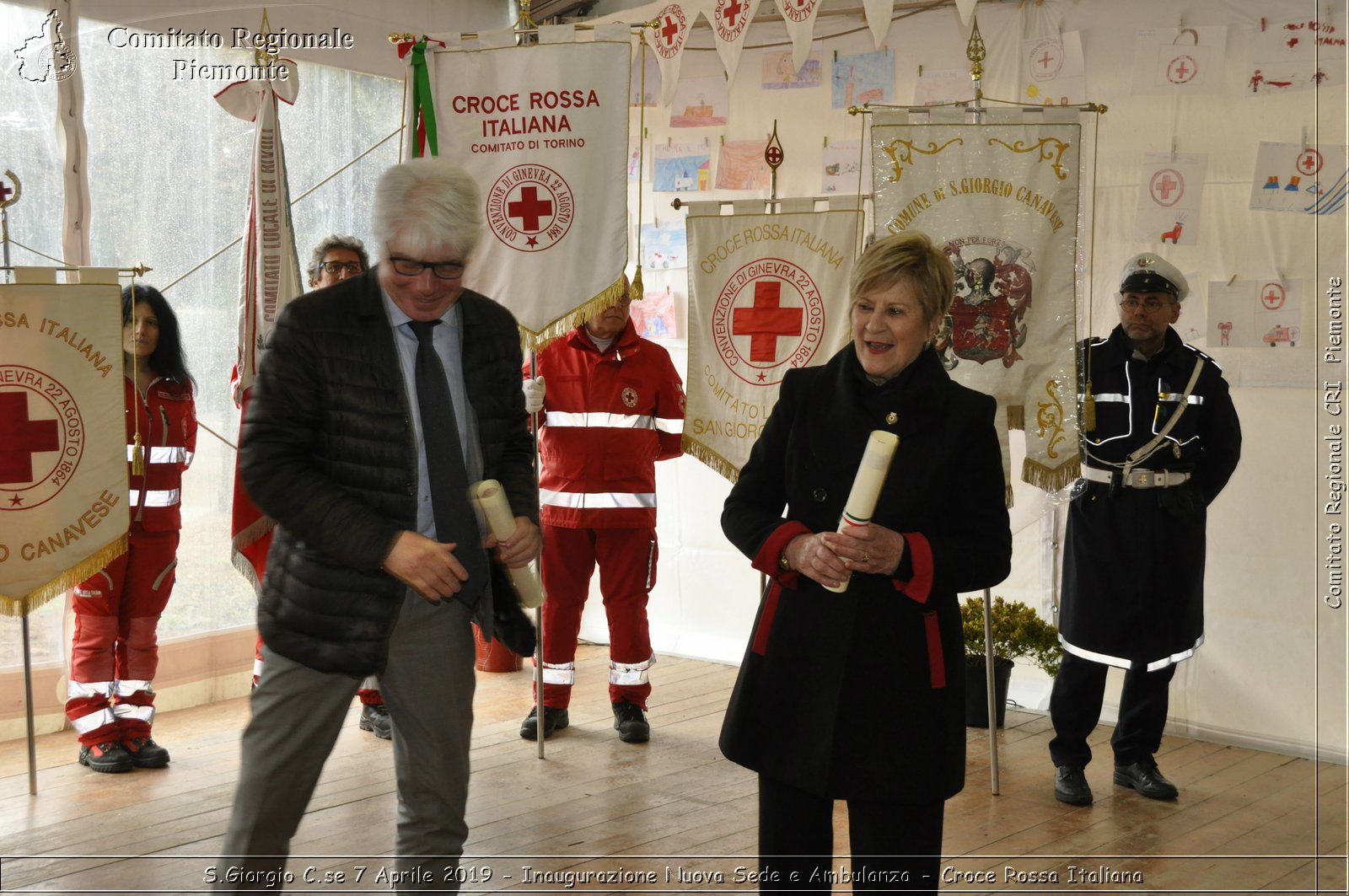 S.Giorgio C.se 7 Aprile 2019 - Inaugurazione Nuova Sede e Ambulanza - Croce Rossa Italiana - Comitato Regionale del Piemonte