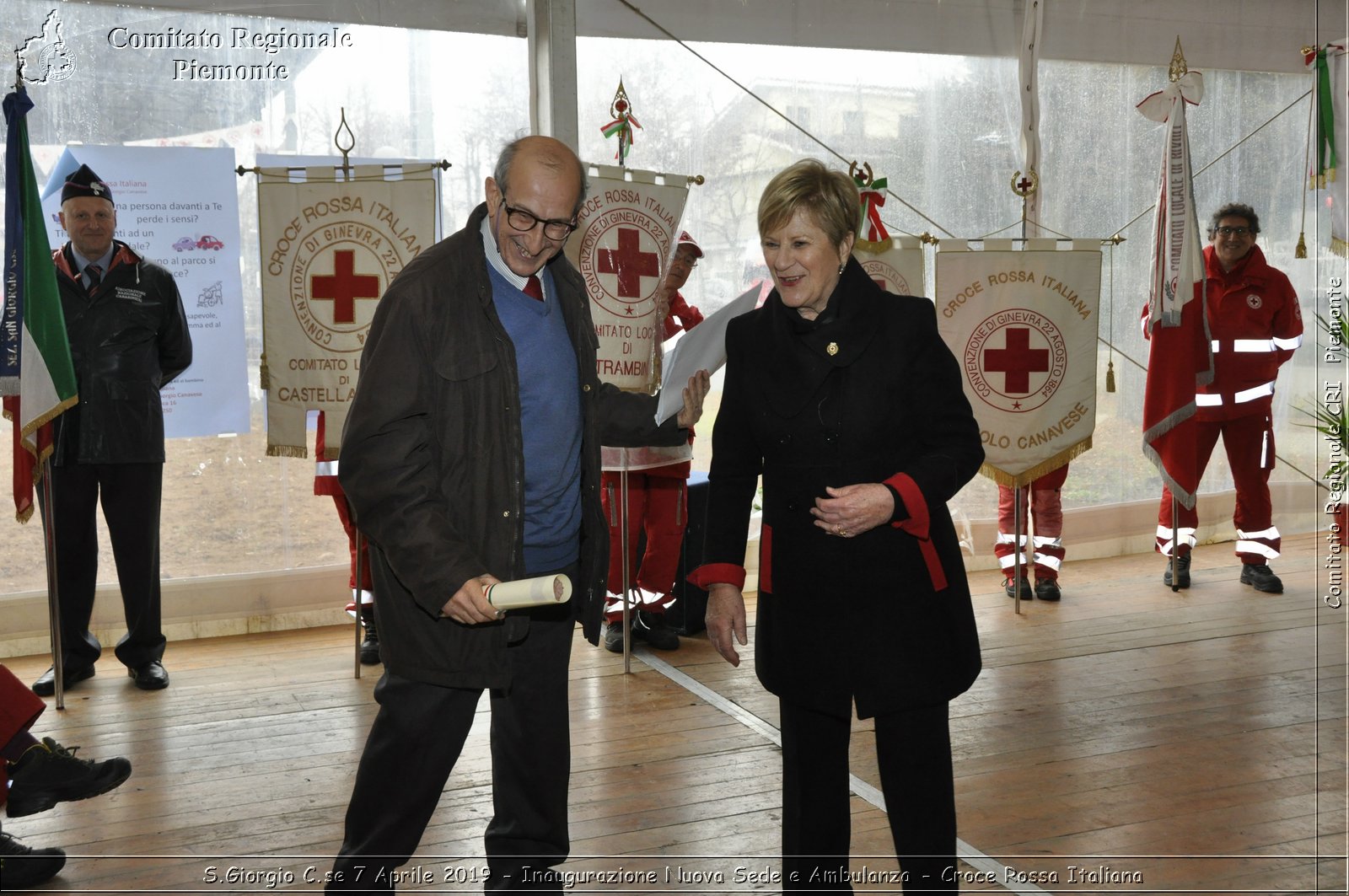 S.Giorgio C.se 7 Aprile 2019 - Inaugurazione Nuova Sede e Ambulanza - Croce Rossa Italiana - Comitato Regionale del Piemonte