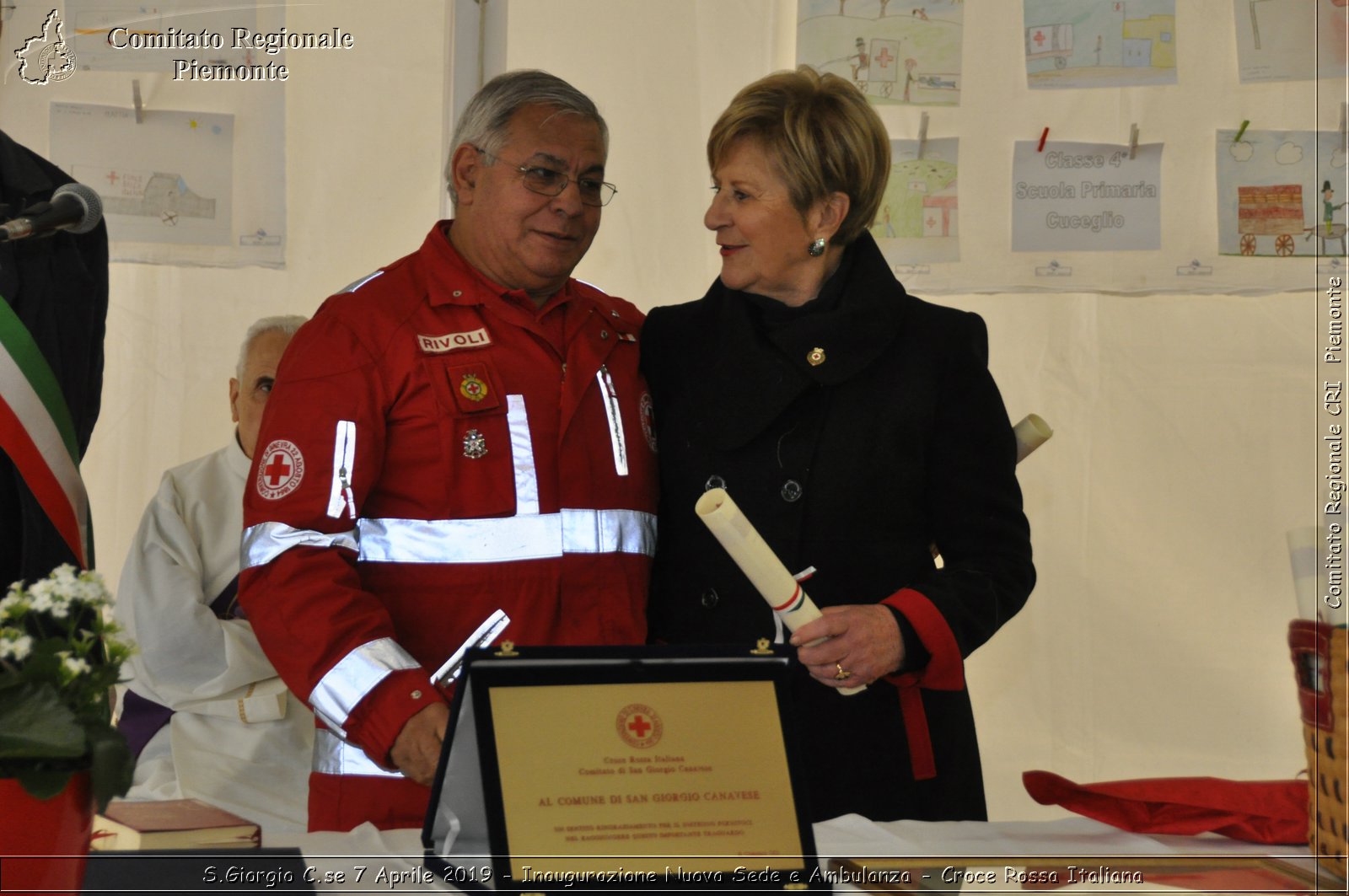 S.Giorgio C.se 7 Aprile 2019 - Inaugurazione Nuova Sede e Ambulanza - Croce Rossa Italiana - Comitato Regionale del Piemonte