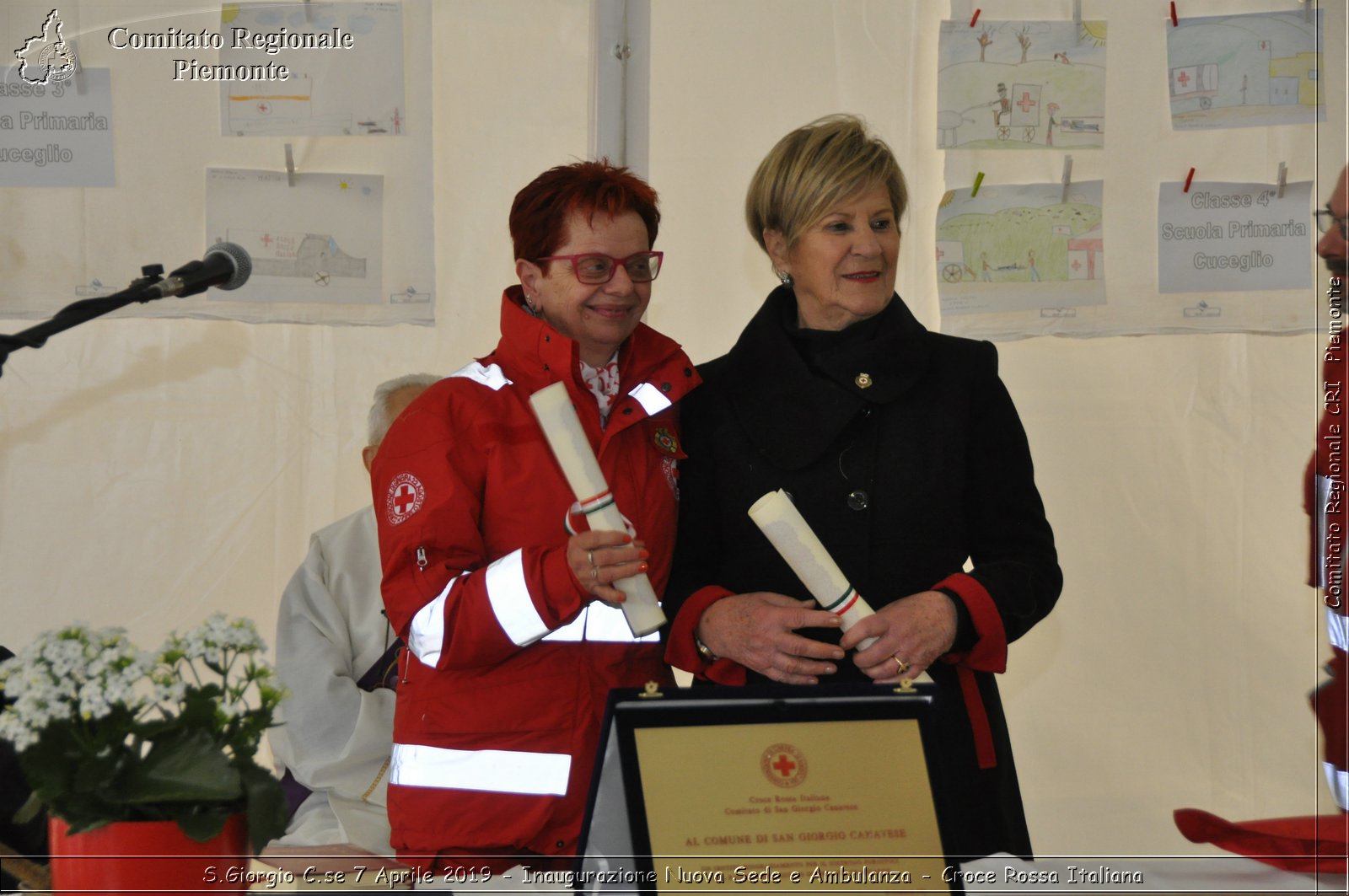 S.Giorgio C.se 7 Aprile 2019 - Inaugurazione Nuova Sede e Ambulanza - Croce Rossa Italiana - Comitato Regionale del Piemonte