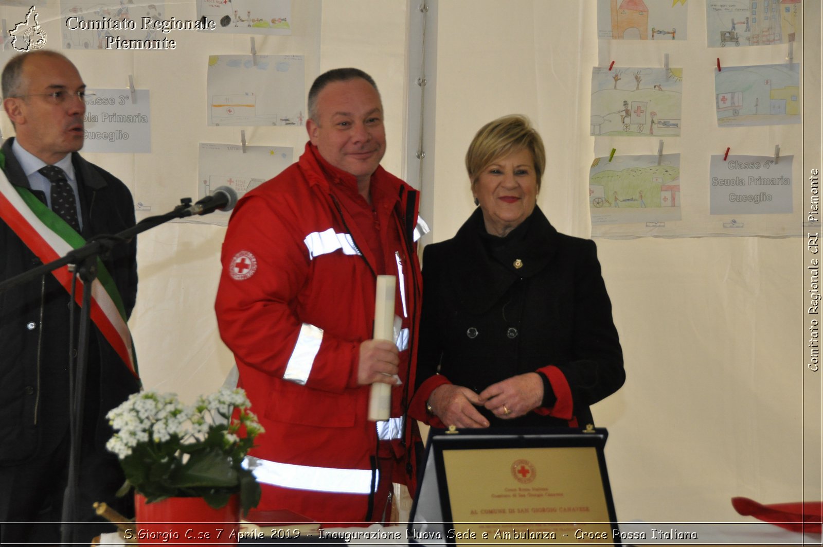 S.Giorgio C.se 7 Aprile 2019 - Inaugurazione Nuova Sede e Ambulanza - Croce Rossa Italiana - Comitato Regionale del Piemonte