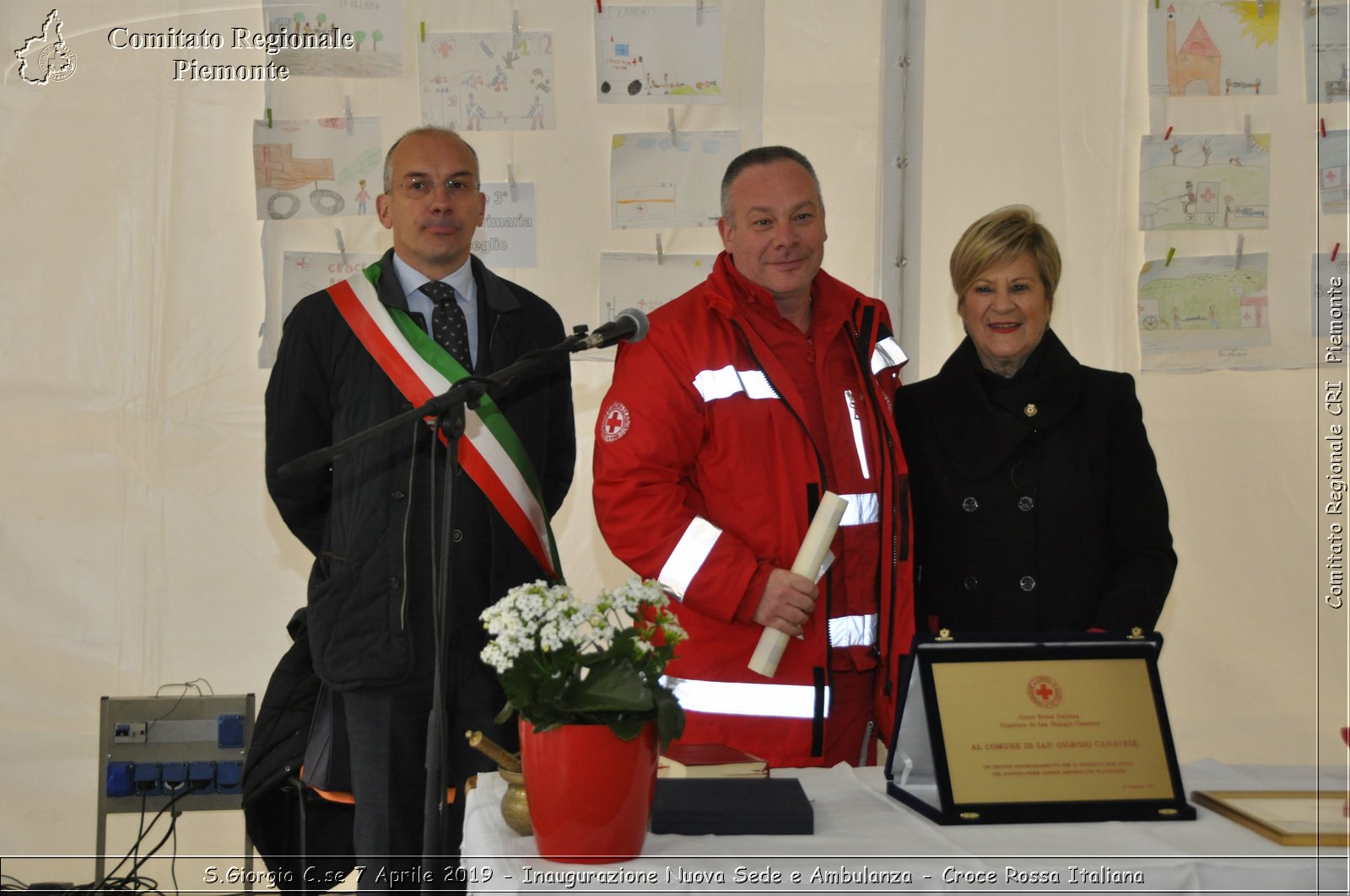 S.Giorgio C.se 7 Aprile 2019 - Inaugurazione Nuova Sede e Ambulanza - Croce Rossa Italiana - Comitato Regionale del Piemonte