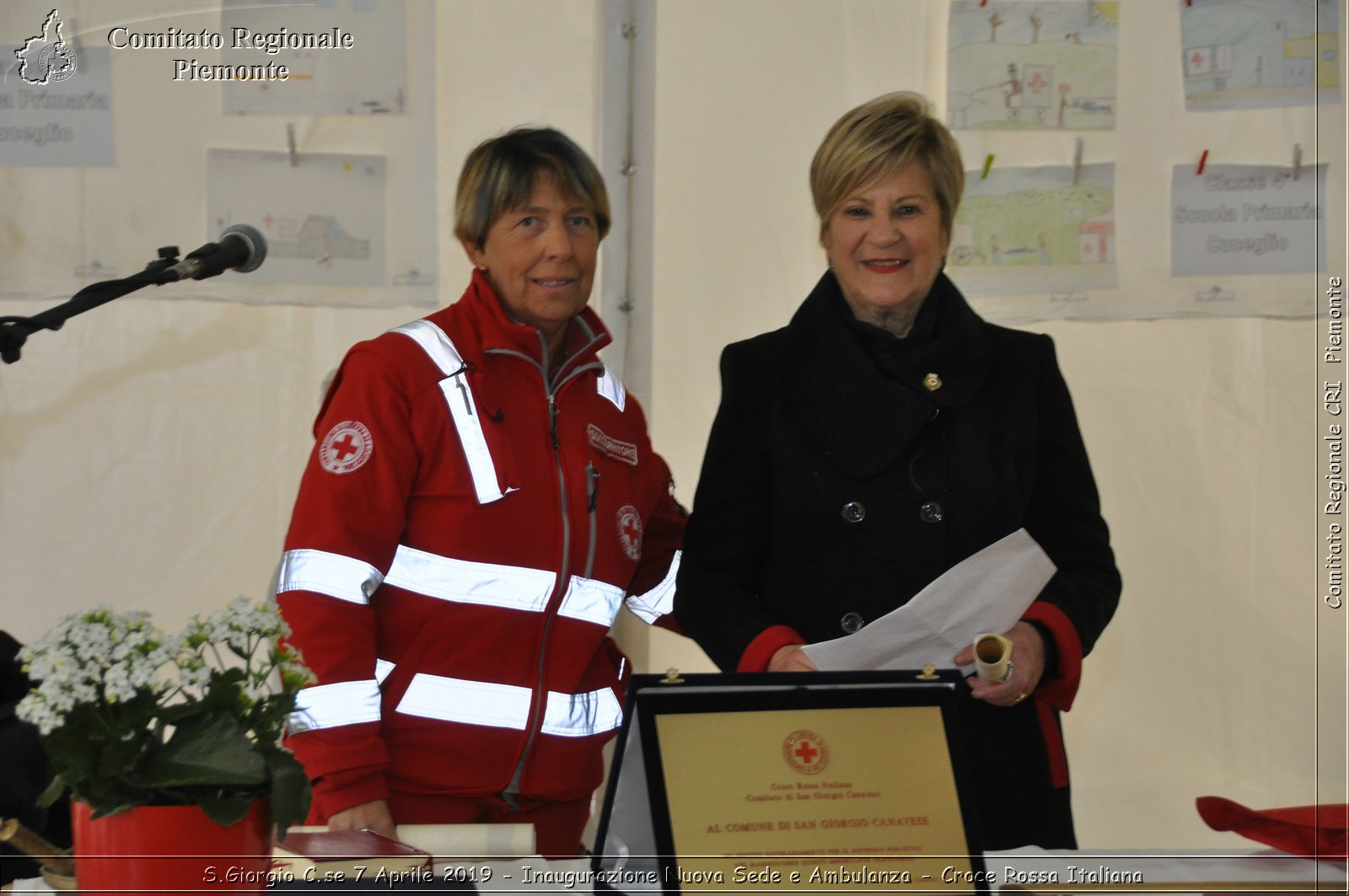 S.Giorgio C.se 7 Aprile 2019 - Inaugurazione Nuova Sede e Ambulanza - Croce Rossa Italiana - Comitato Regionale del Piemonte