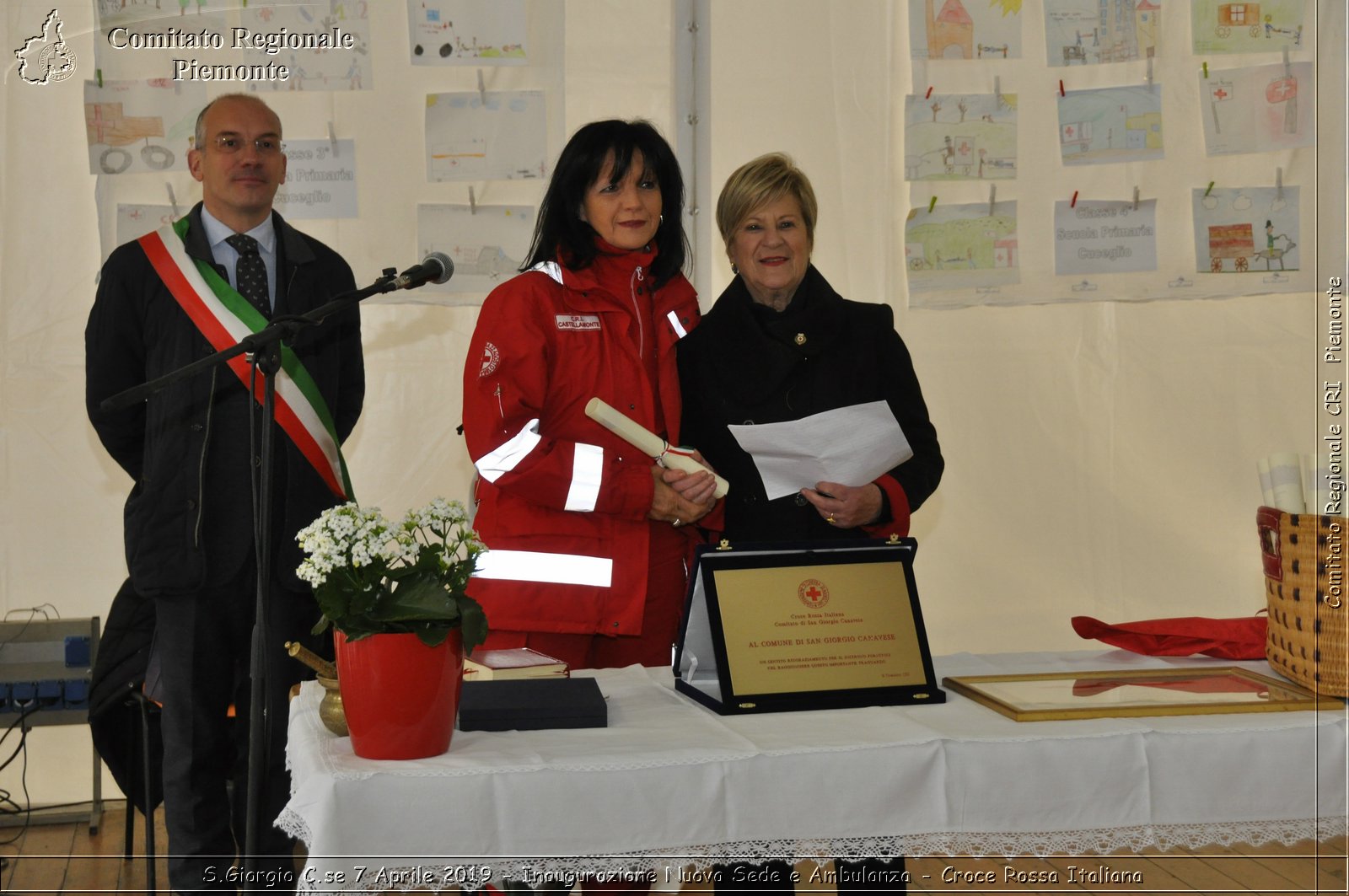 S.Giorgio C.se 7 Aprile 2019 - Inaugurazione Nuova Sede e Ambulanza - Croce Rossa Italiana - Comitato Regionale del Piemonte