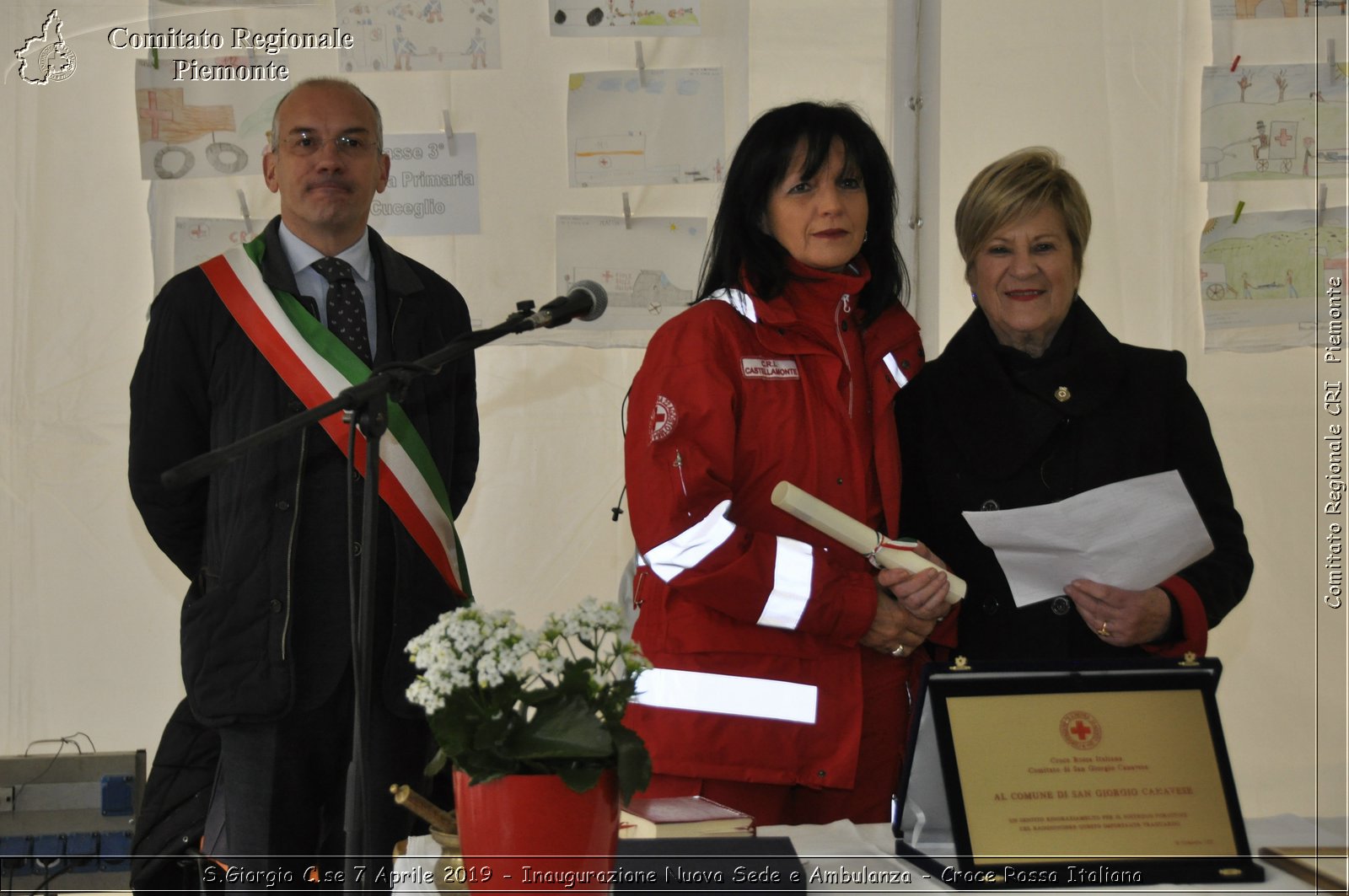 S.Giorgio C.se 7 Aprile 2019 - Inaugurazione Nuova Sede e Ambulanza - Croce Rossa Italiana - Comitato Regionale del Piemonte