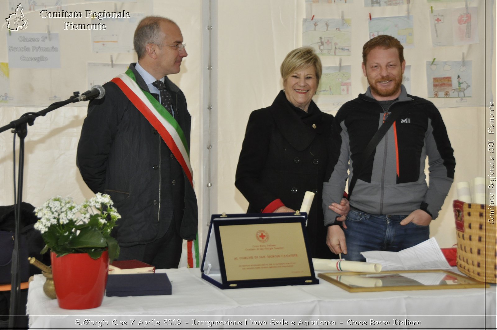 S.Giorgio C.se 7 Aprile 2019 - Inaugurazione Nuova Sede e Ambulanza - Croce Rossa Italiana - Comitato Regionale del Piemonte