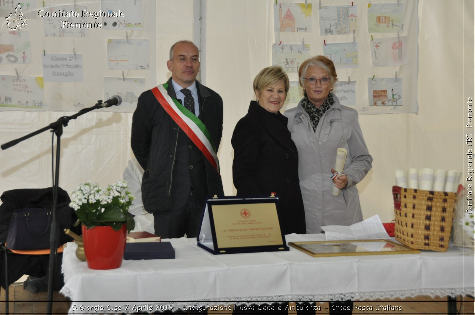 S.Giorgio C.se 7 Aprile 2019 - Inaugurazione Nuova Sede e Ambulanza - Croce Rossa Italiana - Comitato Regionale del Piemonte