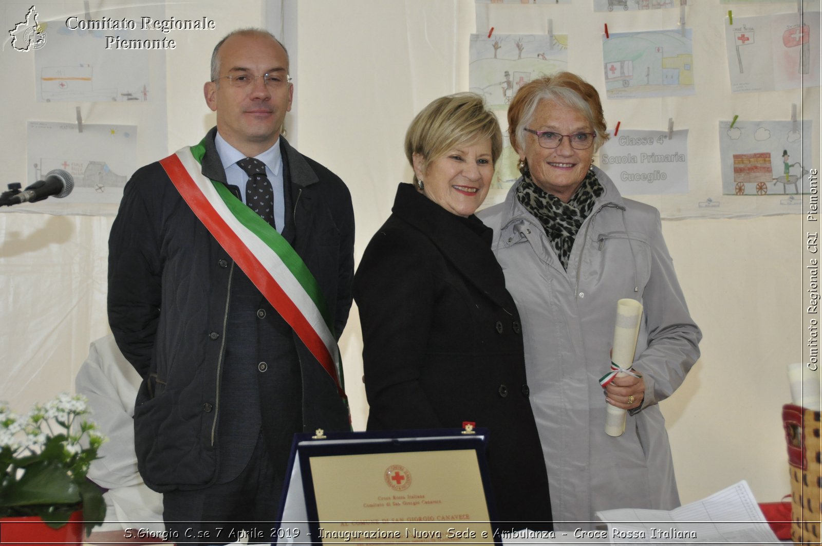 S.Giorgio C.se 7 Aprile 2019 - Inaugurazione Nuova Sede e Ambulanza - Croce Rossa Italiana - Comitato Regionale del Piemonte