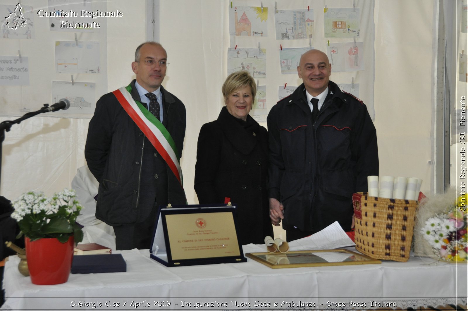 S.Giorgio C.se 7 Aprile 2019 - Inaugurazione Nuova Sede e Ambulanza - Croce Rossa Italiana - Comitato Regionale del Piemonte