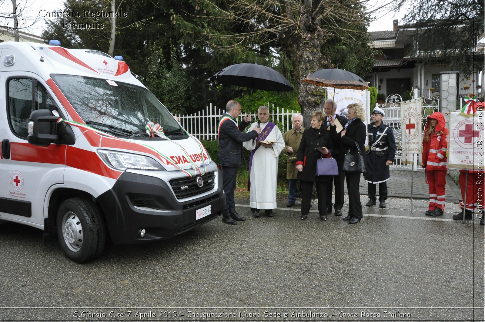 S.Giorgio C.se 7 Aprile 2019 - Inaugurazione Nuova Sede e Ambulanza - Croce Rossa Italiana - Comitato Regionale del Piemonte