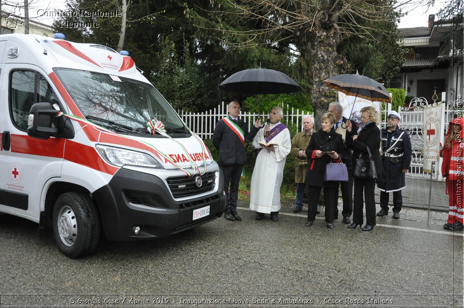 S.Giorgio C.se 7 Aprile 2019 - Inaugurazione Nuova Sede e Ambulanza - Croce Rossa Italiana - Comitato Regionale del Piemonte