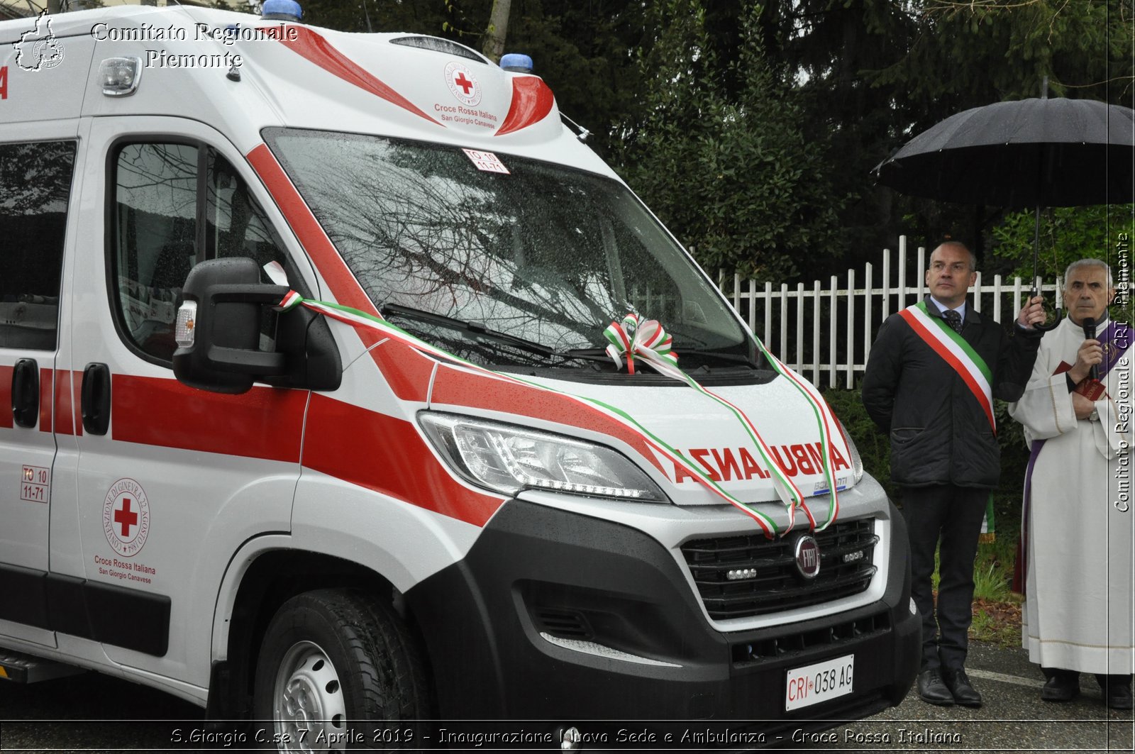 S.Giorgio C.se 7 Aprile 2019 - Inaugurazione Nuova Sede e Ambulanza - Croce Rossa Italiana - Comitato Regionale del Piemonte