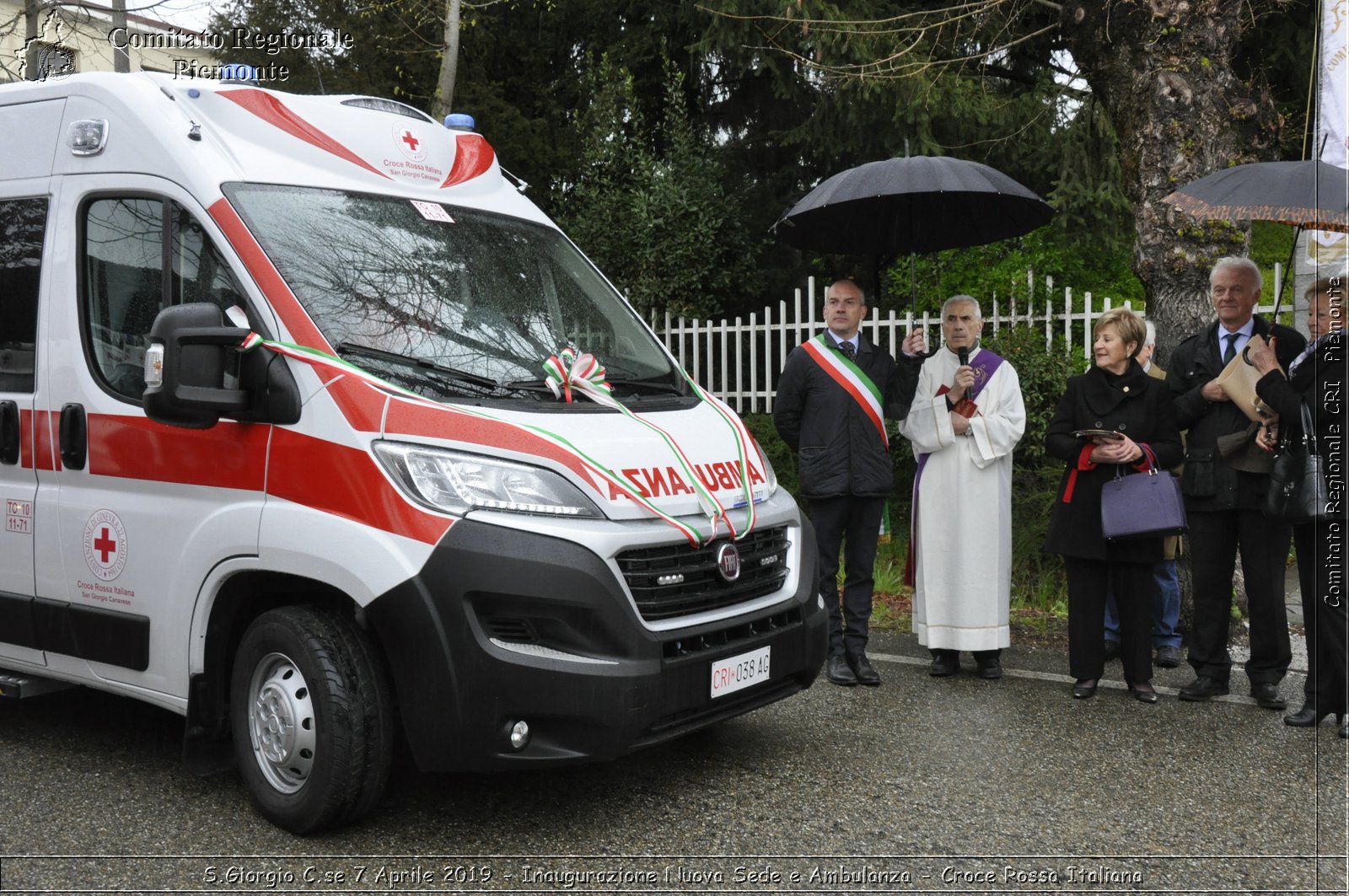 S.Giorgio C.se 7 Aprile 2019 - Inaugurazione Nuova Sede e Ambulanza - Croce Rossa Italiana - Comitato Regionale del Piemonte