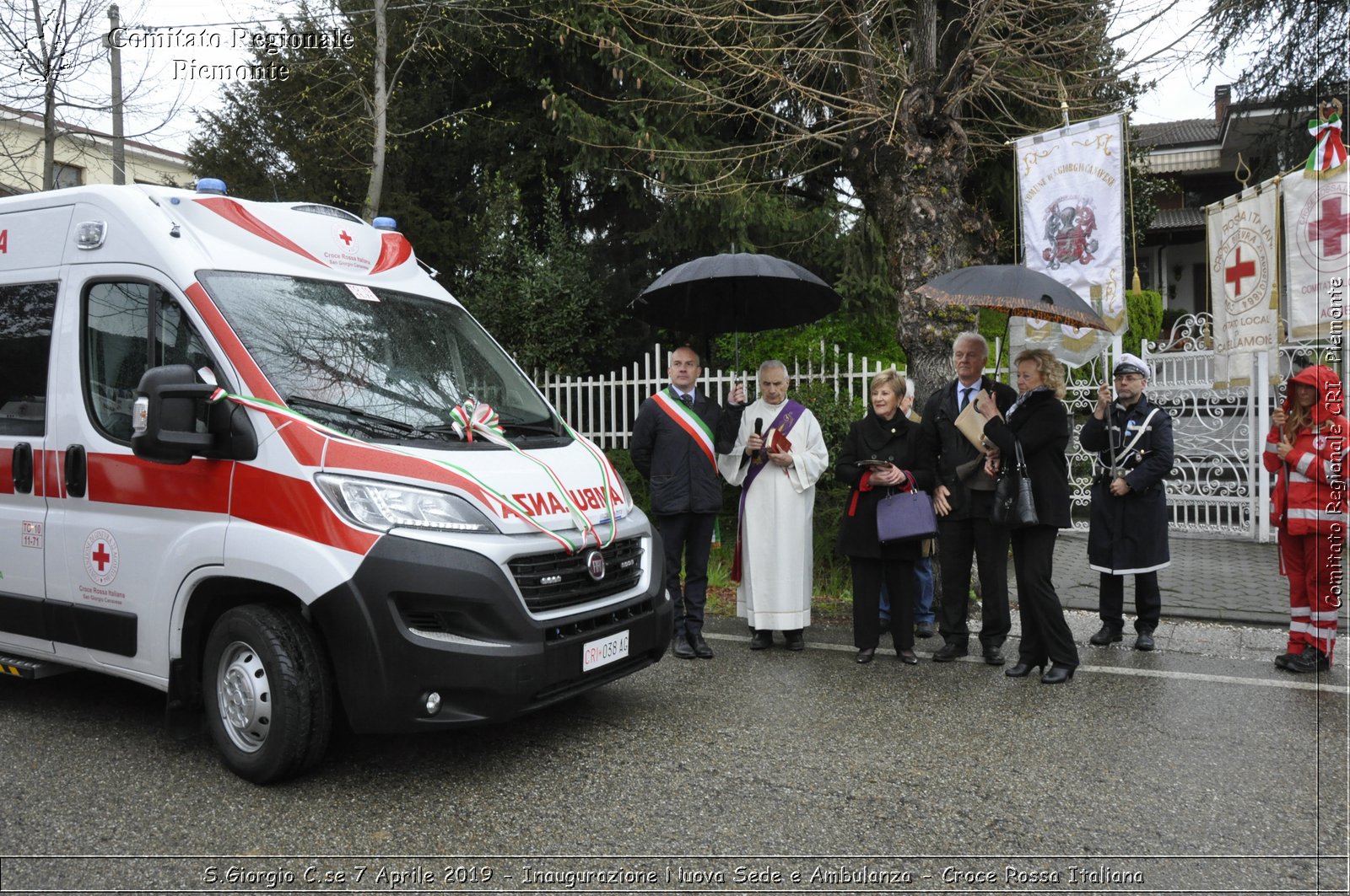 S.Giorgio C.se 7 Aprile 2019 - Inaugurazione Nuova Sede e Ambulanza - Croce Rossa Italiana - Comitato Regionale del Piemonte