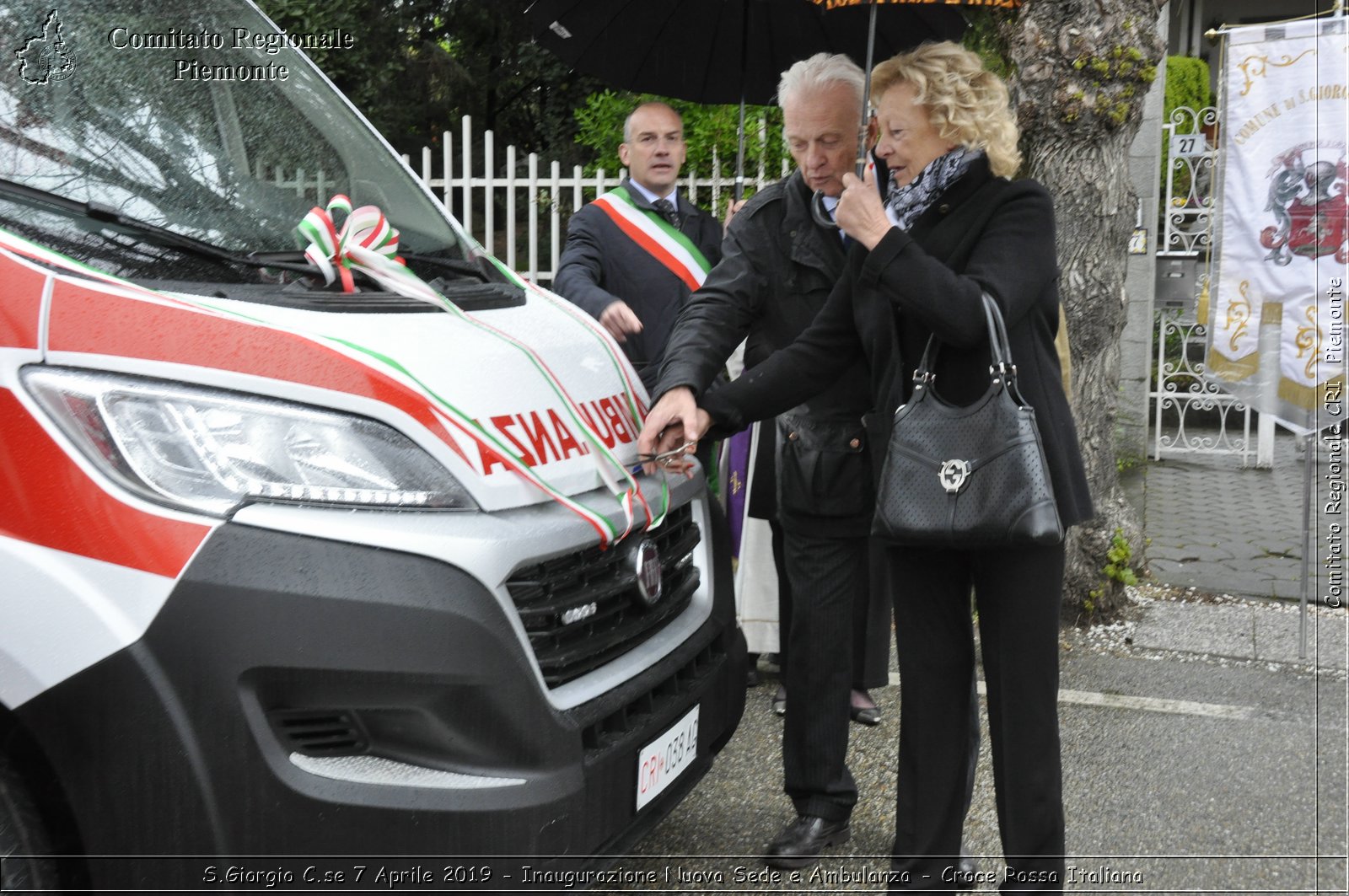 S.Giorgio C.se 7 Aprile 2019 - Inaugurazione Nuova Sede e Ambulanza - Croce Rossa Italiana - Comitato Regionale del Piemonte