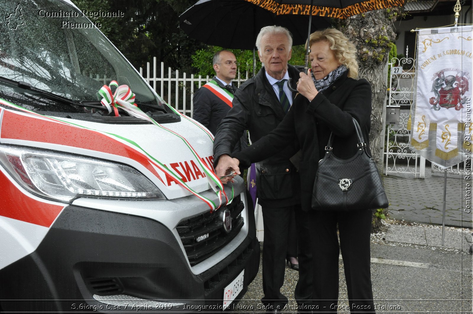 S.Giorgio C.se 7 Aprile 2019 - Inaugurazione Nuova Sede e Ambulanza - Croce Rossa Italiana - Comitato Regionale del Piemonte