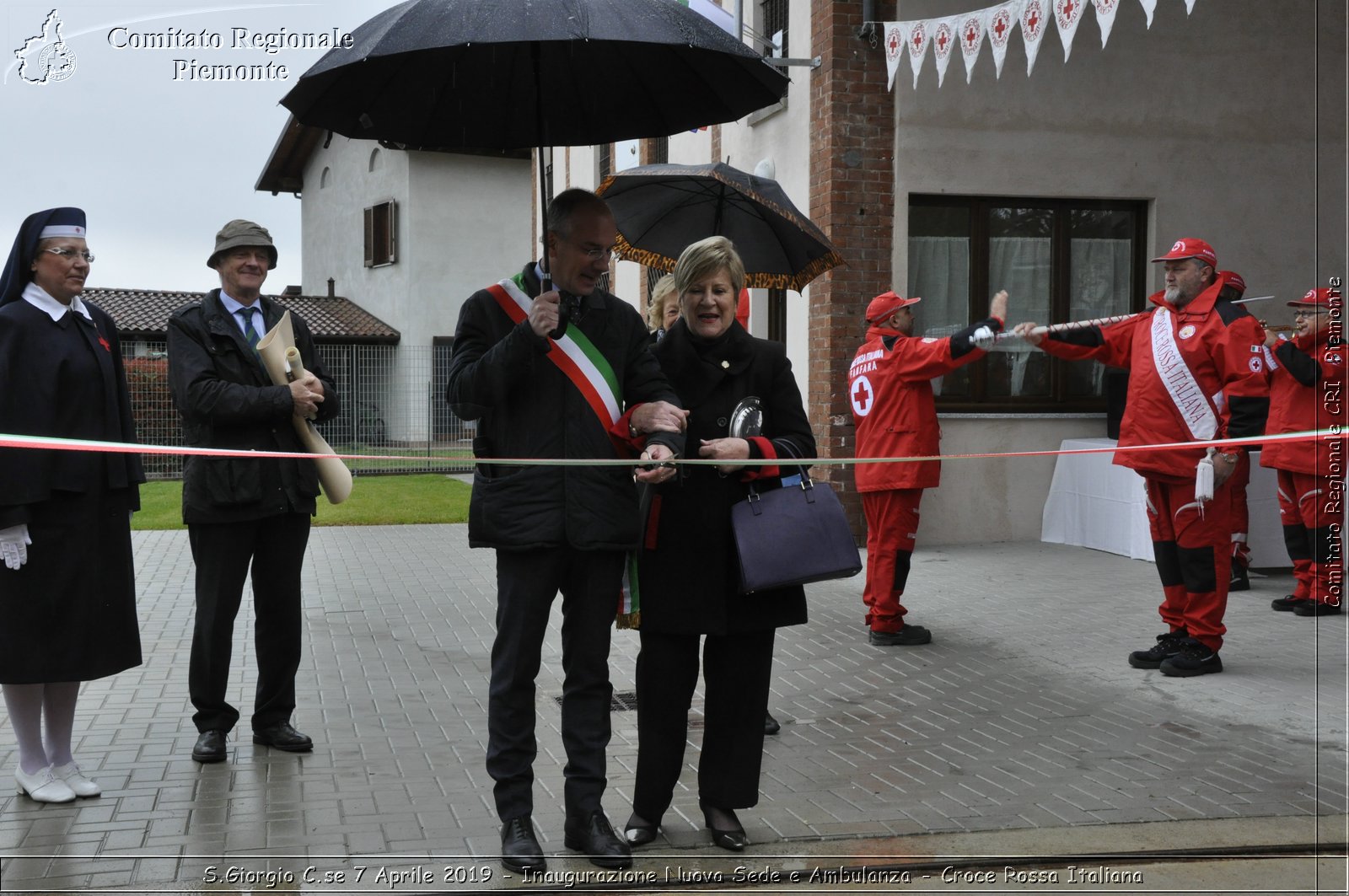 S.Giorgio C.se 7 Aprile 2019 - Inaugurazione Nuova Sede e Ambulanza - Croce Rossa Italiana - Comitato Regionale del Piemonte