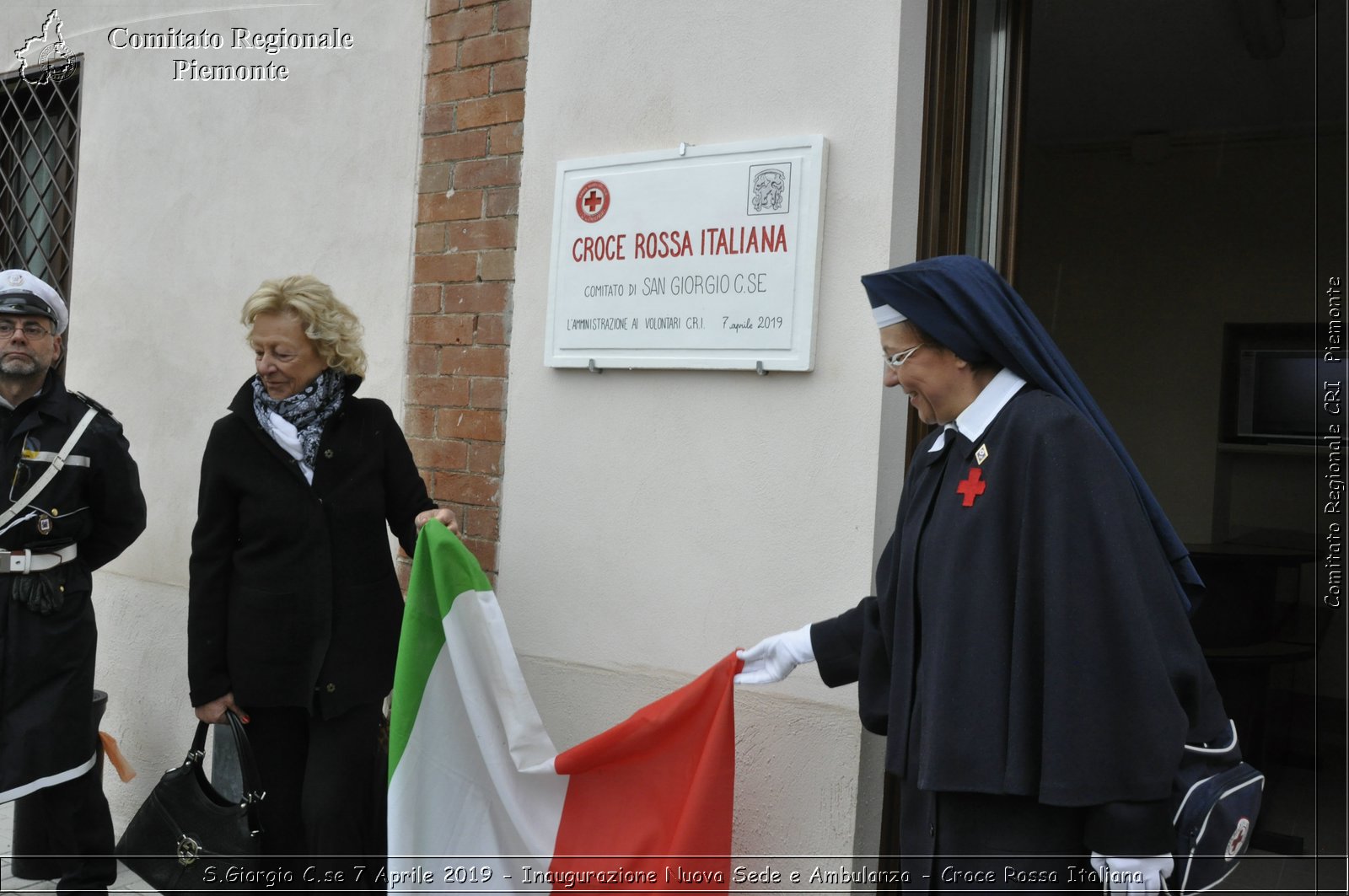 S.Giorgio C.se 7 Aprile 2019 - Inaugurazione Nuova Sede e Ambulanza - Croce Rossa Italiana - Comitato Regionale del Piemonte