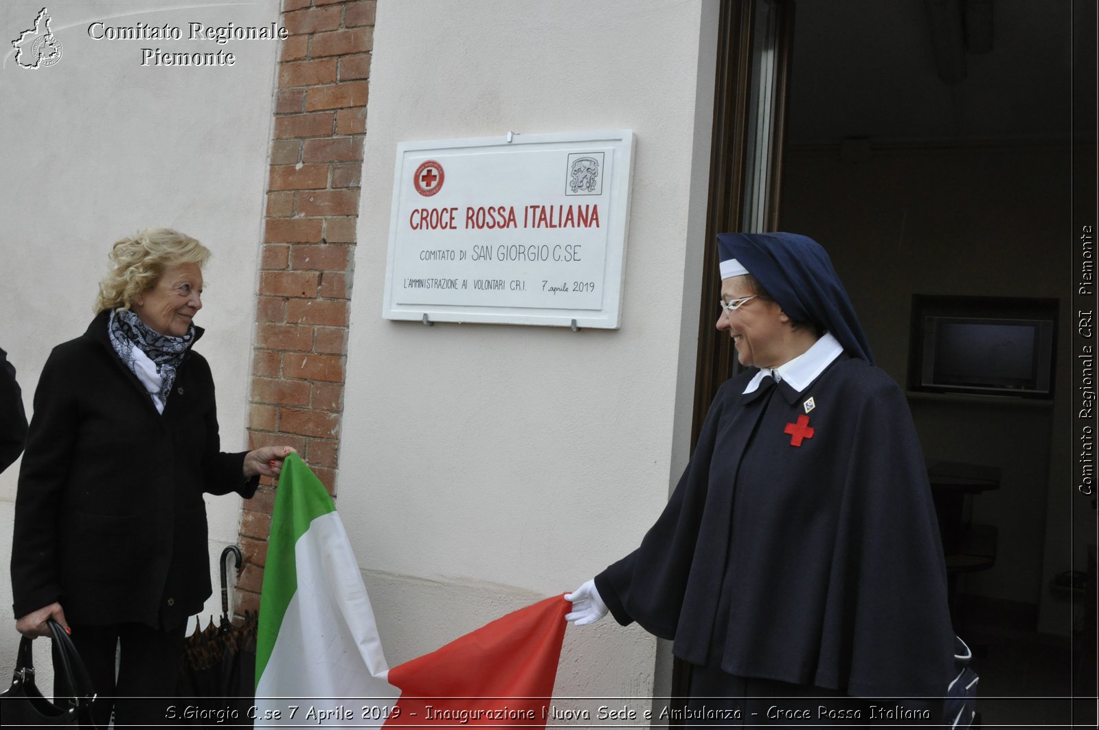 S.Giorgio C.se 7 Aprile 2019 - Inaugurazione Nuova Sede e Ambulanza - Croce Rossa Italiana - Comitato Regionale del Piemonte