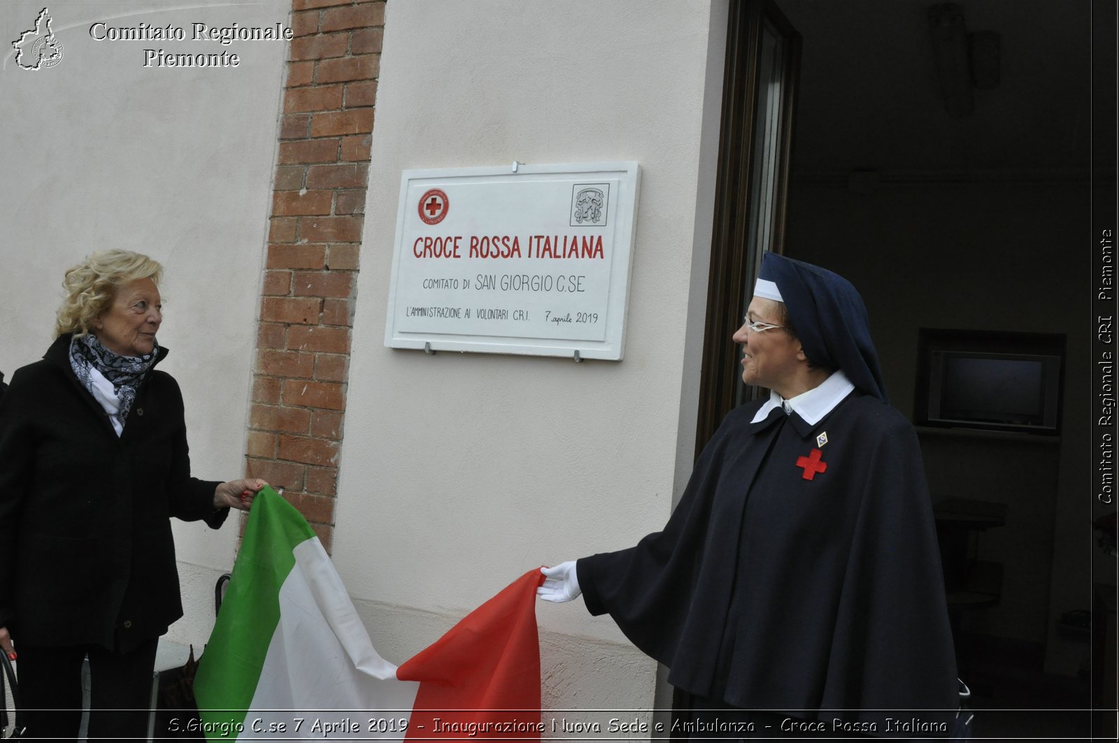 S.Giorgio C.se 7 Aprile 2019 - Inaugurazione Nuova Sede e Ambulanza - Croce Rossa Italiana - Comitato Regionale del Piemonte