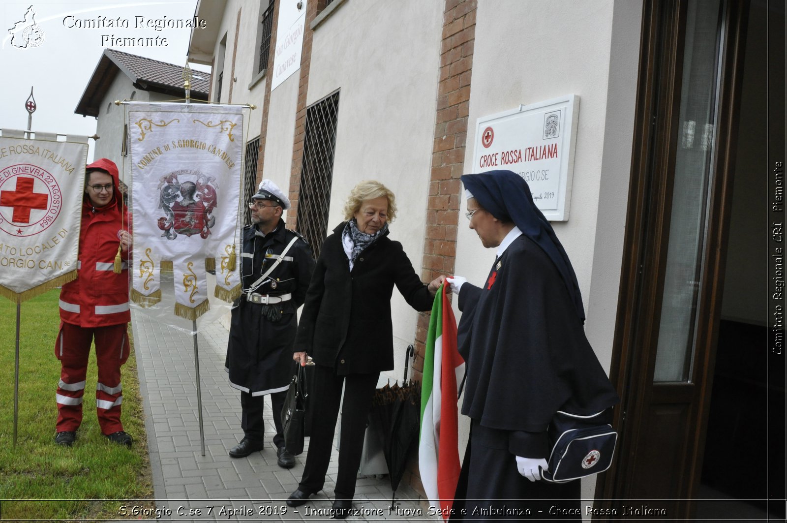 S.Giorgio C.se 7 Aprile 2019 - Inaugurazione Nuova Sede e Ambulanza - Croce Rossa Italiana - Comitato Regionale del Piemonte