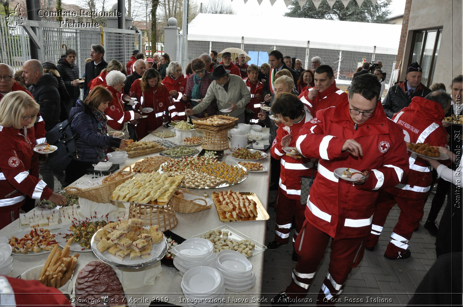 S.Giorgio C.se 7 Aprile 2019 - Inaugurazione Nuova Sede e Ambulanza - Croce Rossa Italiana - Comitato Regionale del Piemonte