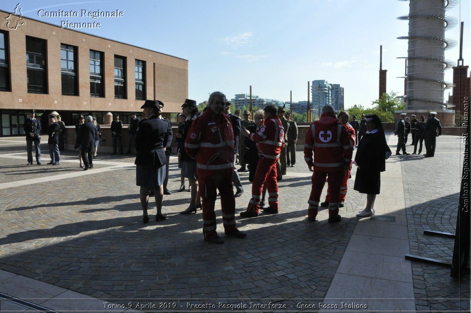 Torino 9 Aprile 2019 - Precetto Pasquale Interforze - Croce Rossa Italiana - Comitato Regionale del Piemonte