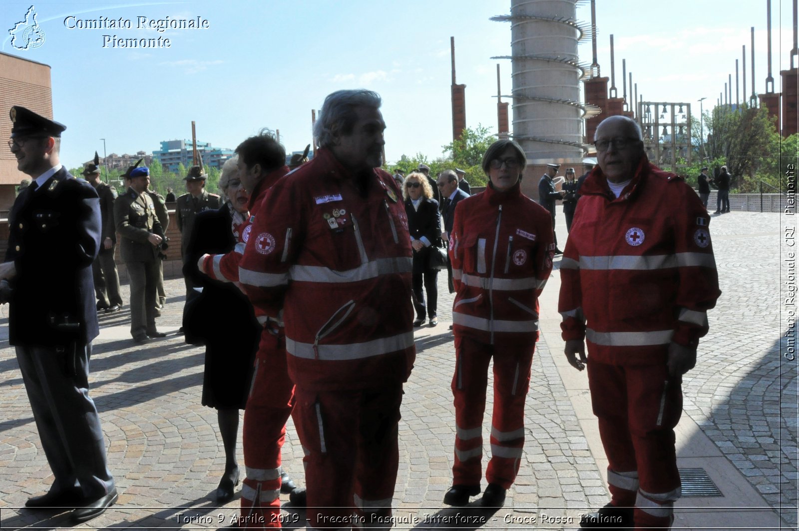 Torino 9 Aprile 2019 - Precetto Pasquale Interforze - Croce Rossa Italiana - Comitato Regionale del Piemonte