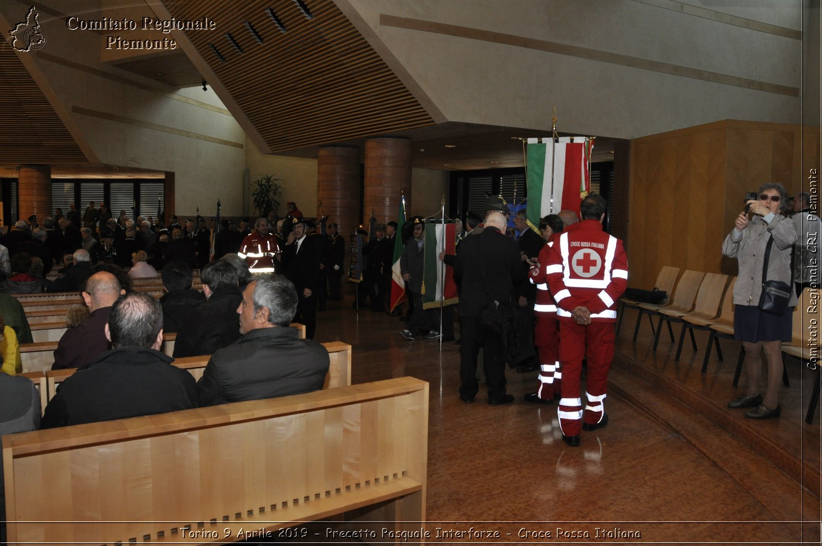 Torino 9 Aprile 2019 - Precetto Pasquale Interforze - Croce Rossa Italiana - Comitato Regionale del Piemonte