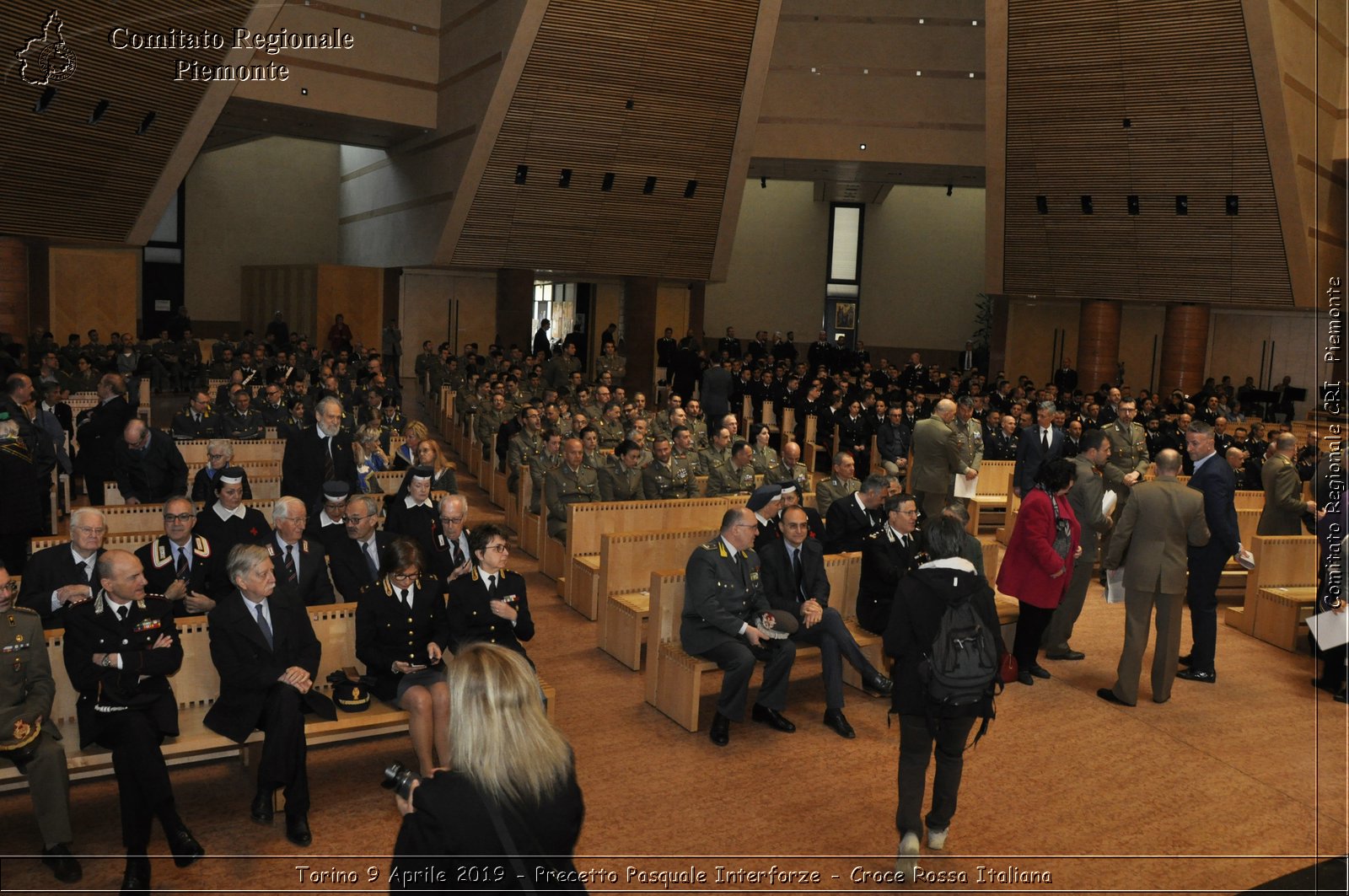 Torino 9 Aprile 2019 - Precetto Pasquale Interforze - Croce Rossa Italiana - Comitato Regionale del Piemonte