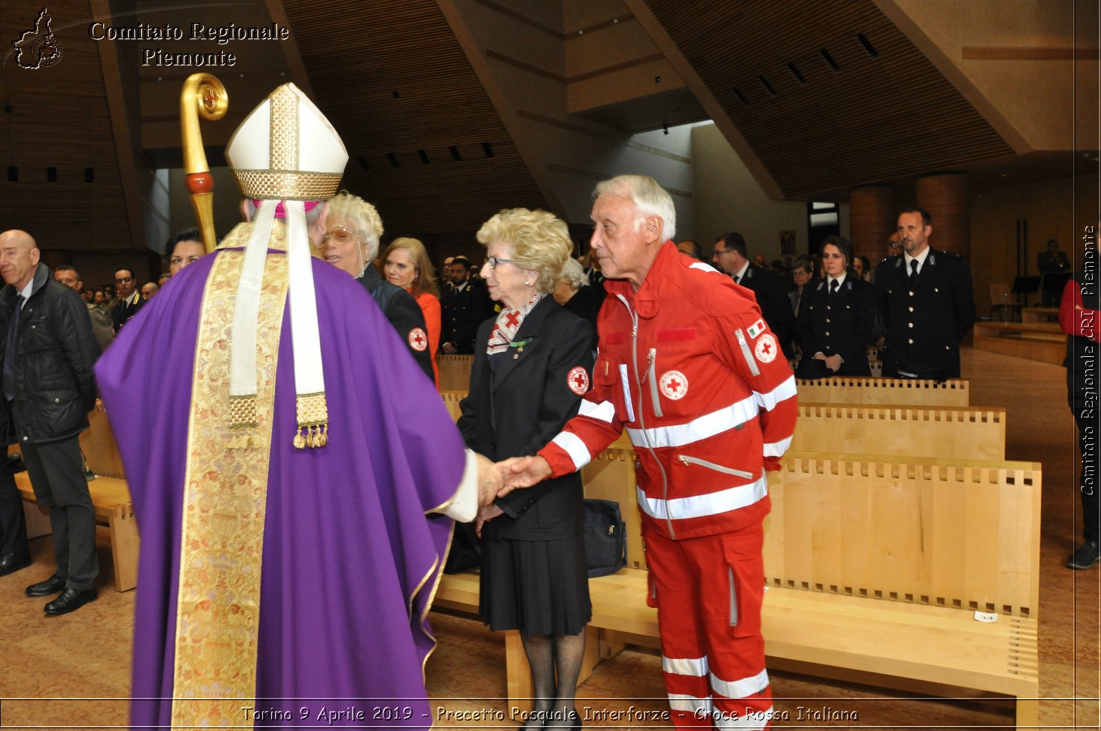 Torino 9 Aprile 2019 - Precetto Pasquale Interforze - Croce Rossa Italiana - Comitato Regionale del Piemonte