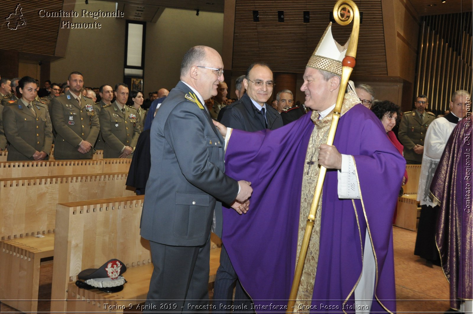 Torino 9 Aprile 2019 - Precetto Pasquale Interforze - Croce Rossa Italiana - Comitato Regionale del Piemonte