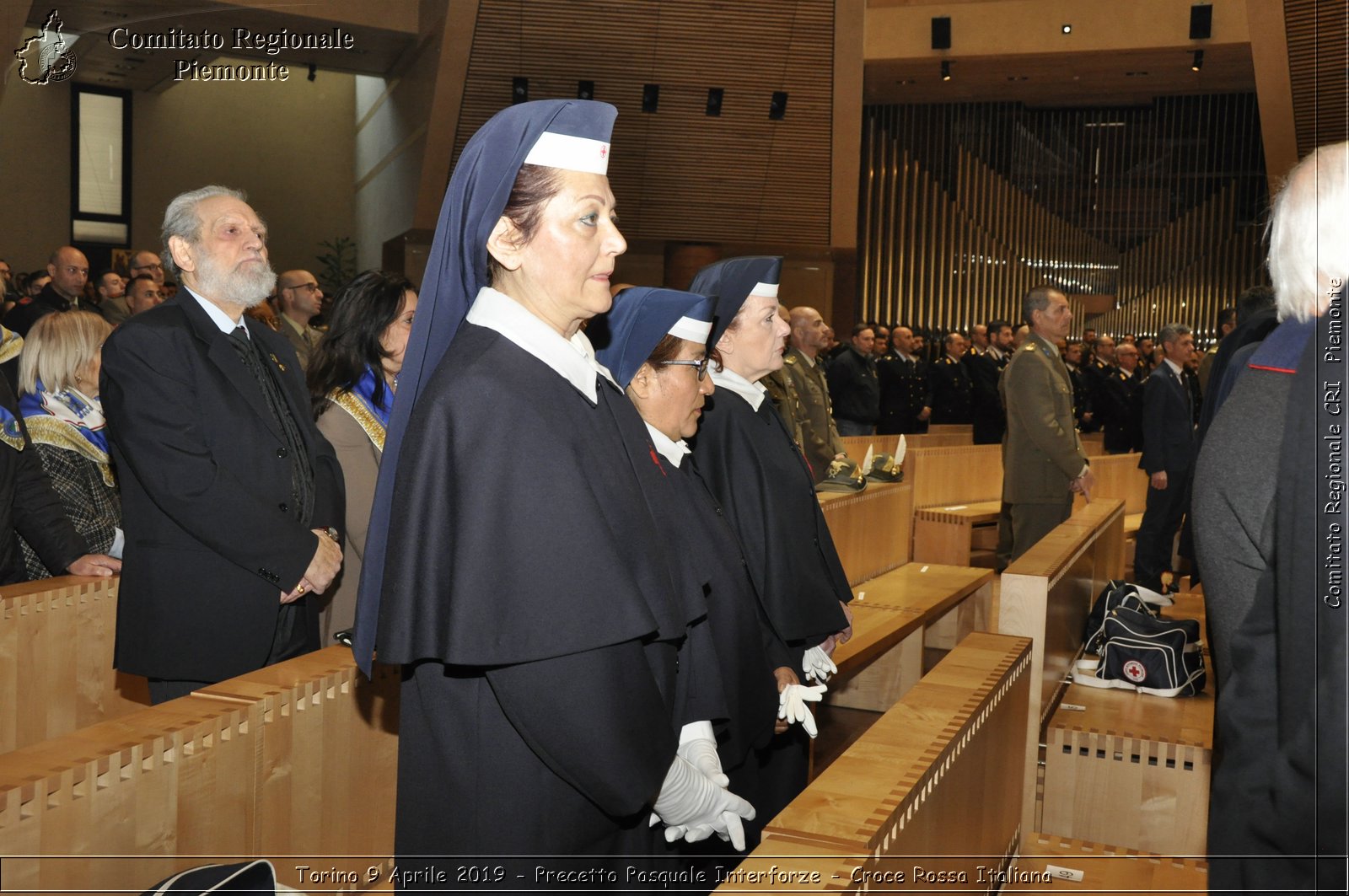 Torino 9 Aprile 2019 - Precetto Pasquale Interforze - Croce Rossa Italiana - Comitato Regionale del Piemonte