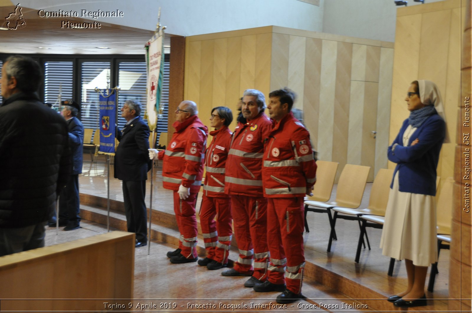 Torino 9 Aprile 2019 - Precetto Pasquale Interforze - Croce Rossa Italiana - Comitato Regionale del Piemonte