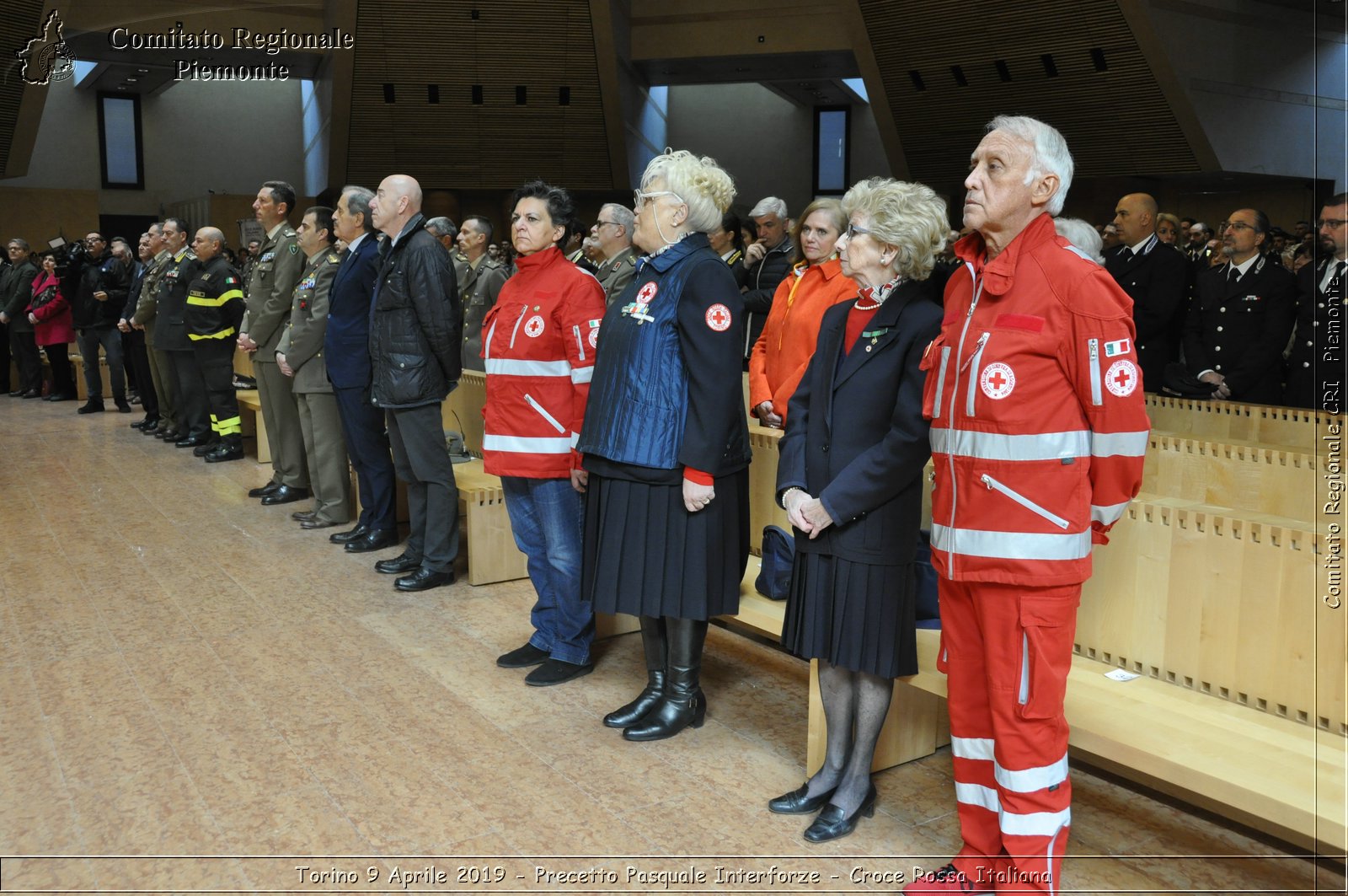 Torino 9 Aprile 2019 - Precetto Pasquale Interforze - Croce Rossa Italiana - Comitato Regionale del Piemonte